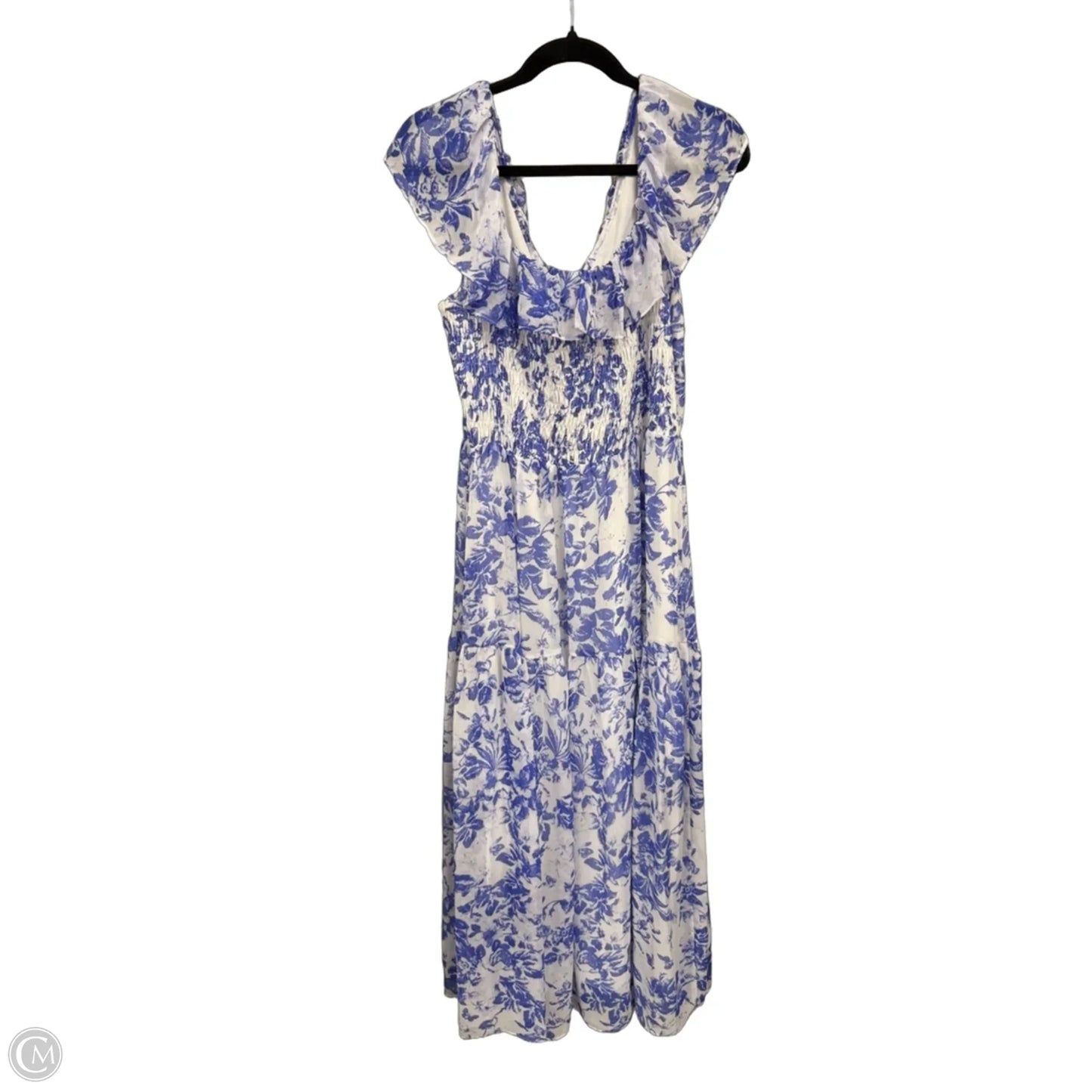 Dress Casual Maxi By Lucy Paris In Purple & White, Size: L