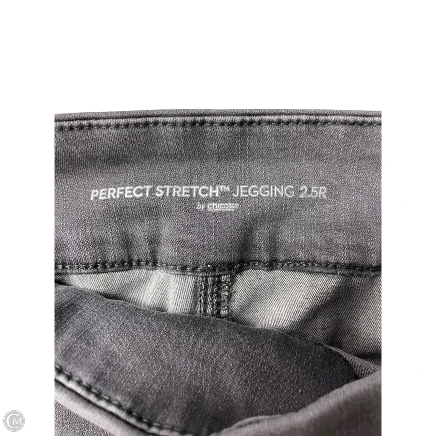 Jeans Jeggings By Chicos In Grey, Size: M