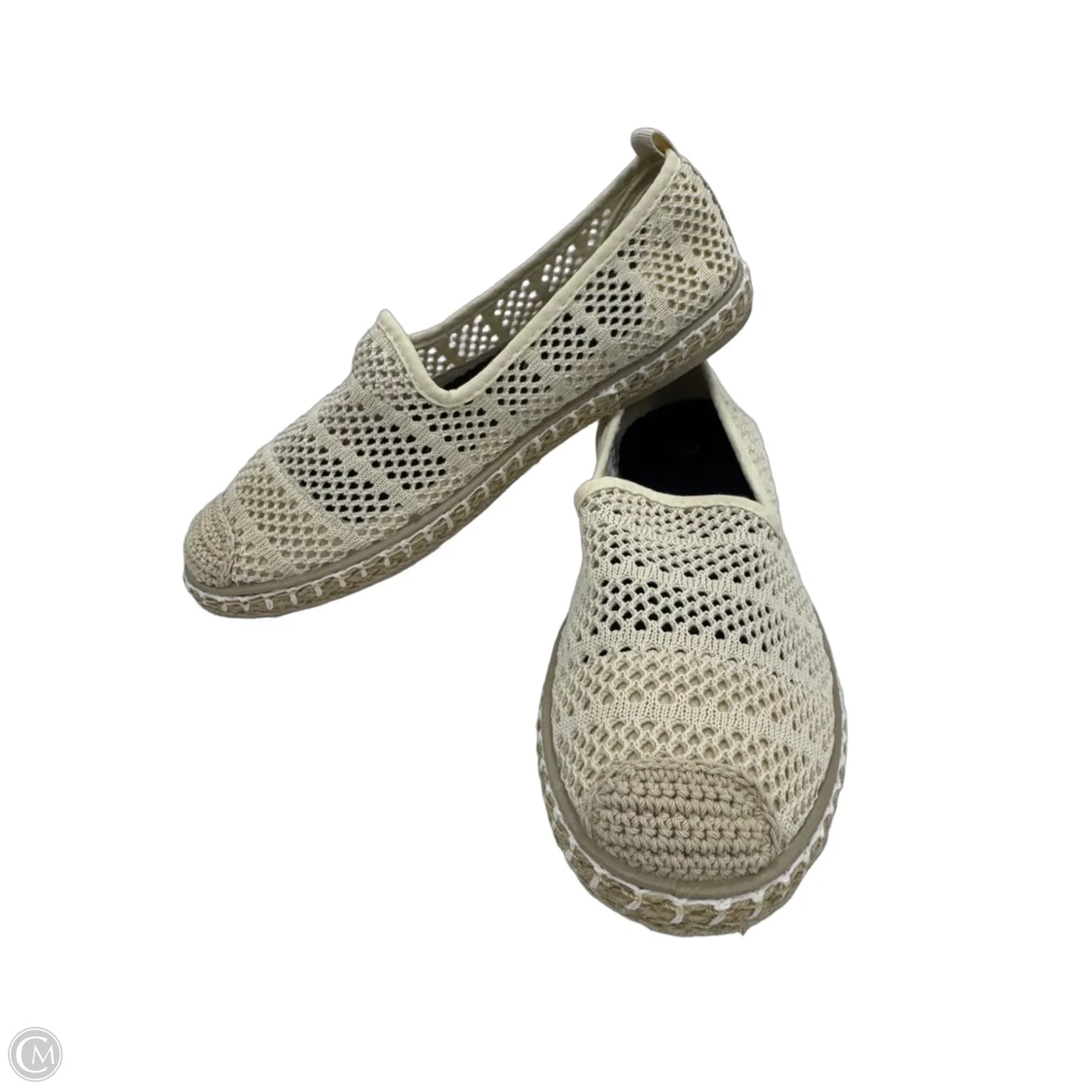 Shoes Flats By Clothes Mentor In Cream, Size: 7