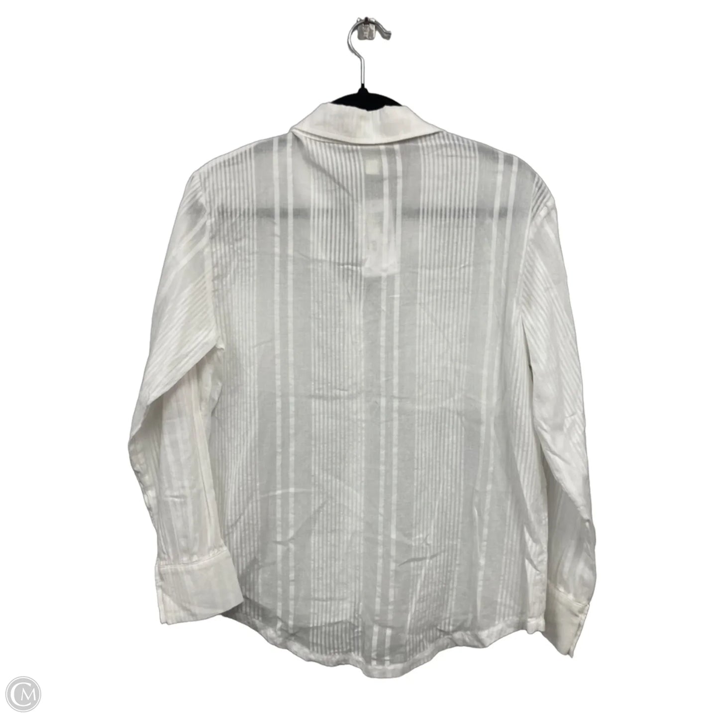 Top Long Sleeve By Clothes Mentor In White, Size: Xs
