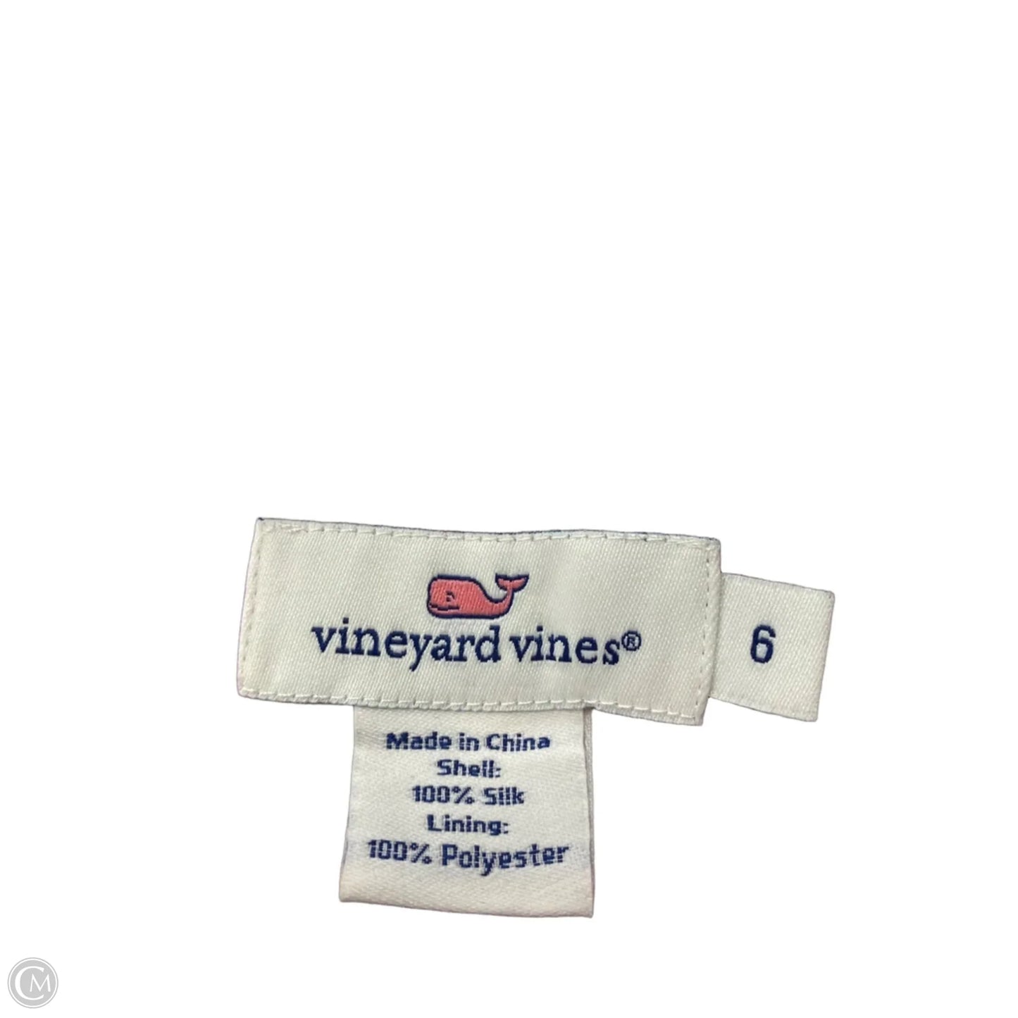 Dress Casual Midi By Vineyard Vines In Purple & White, Size: 6