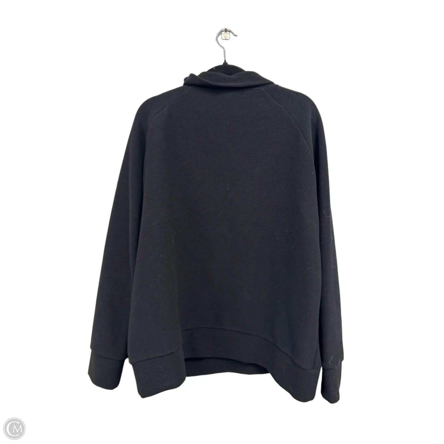 Athletic Sweatshirt Collar By Peloton In Black, Size: Xl