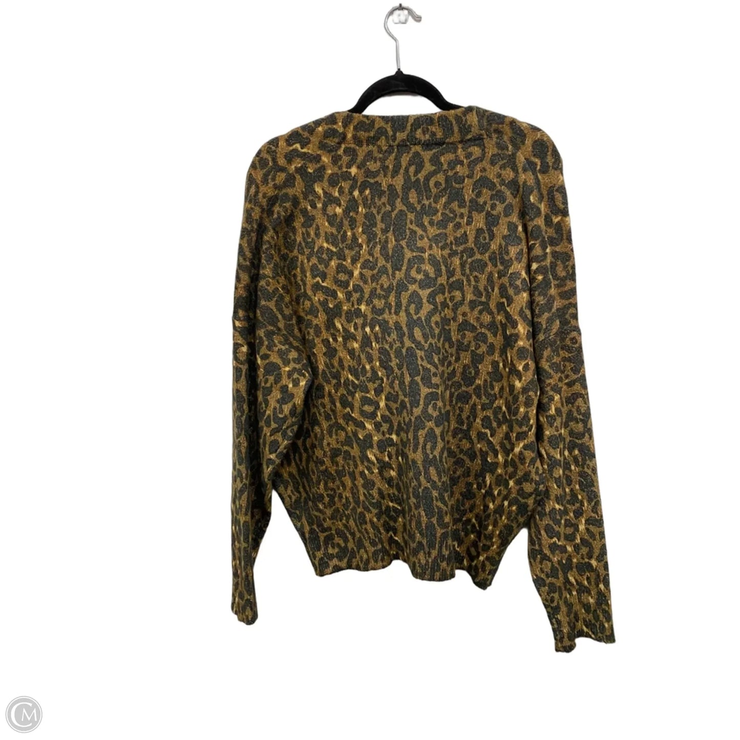 Sweater Cardigan By Buffalo David Bitton In Animal Print, Size: Sp