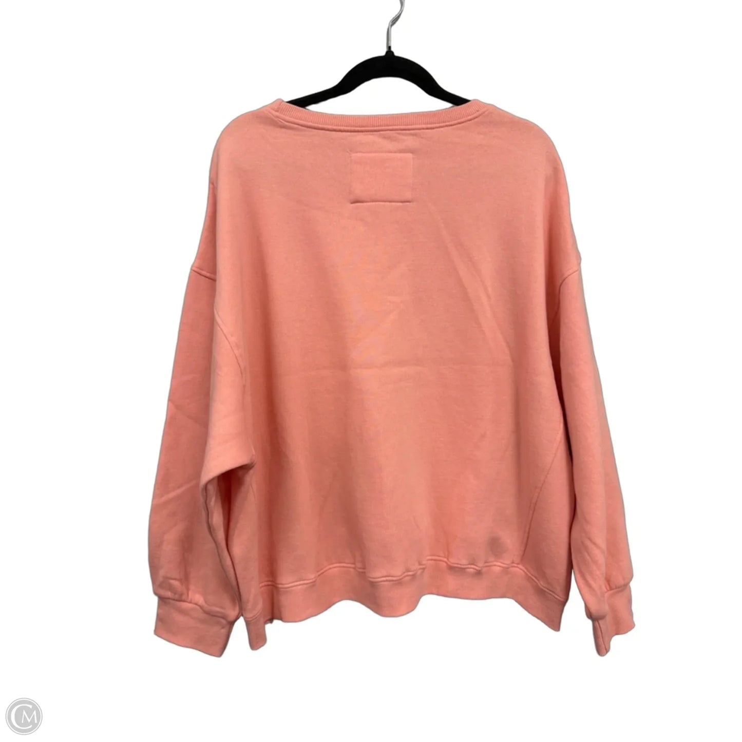 Sweatshirt Crewneck By Risen In Peach, Size: Xl