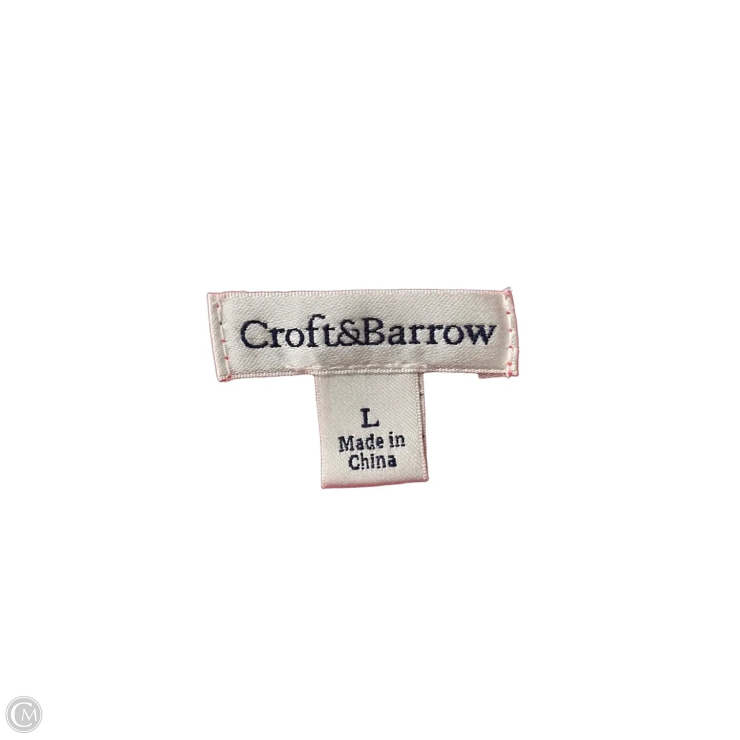 Sweater Cardigan By Croft And Barrow In Red, Size: L
