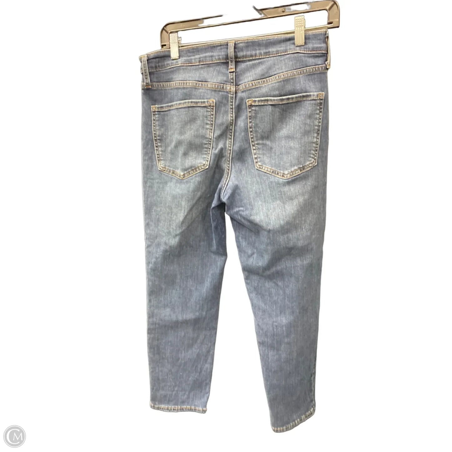 Jeans Skinny By Banana Republic In Blue Denim, Size: 8