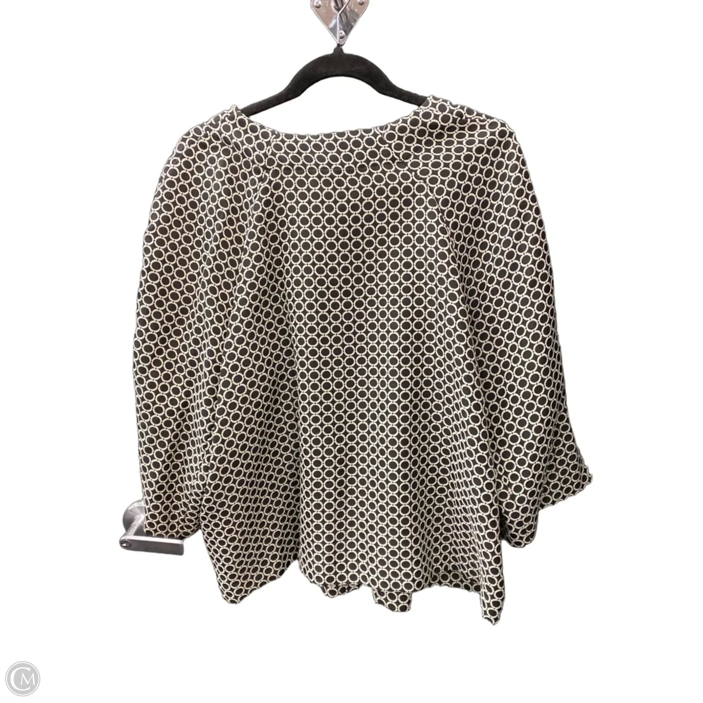 Blazer By Sag Harbor In Black & White, Size: 16
