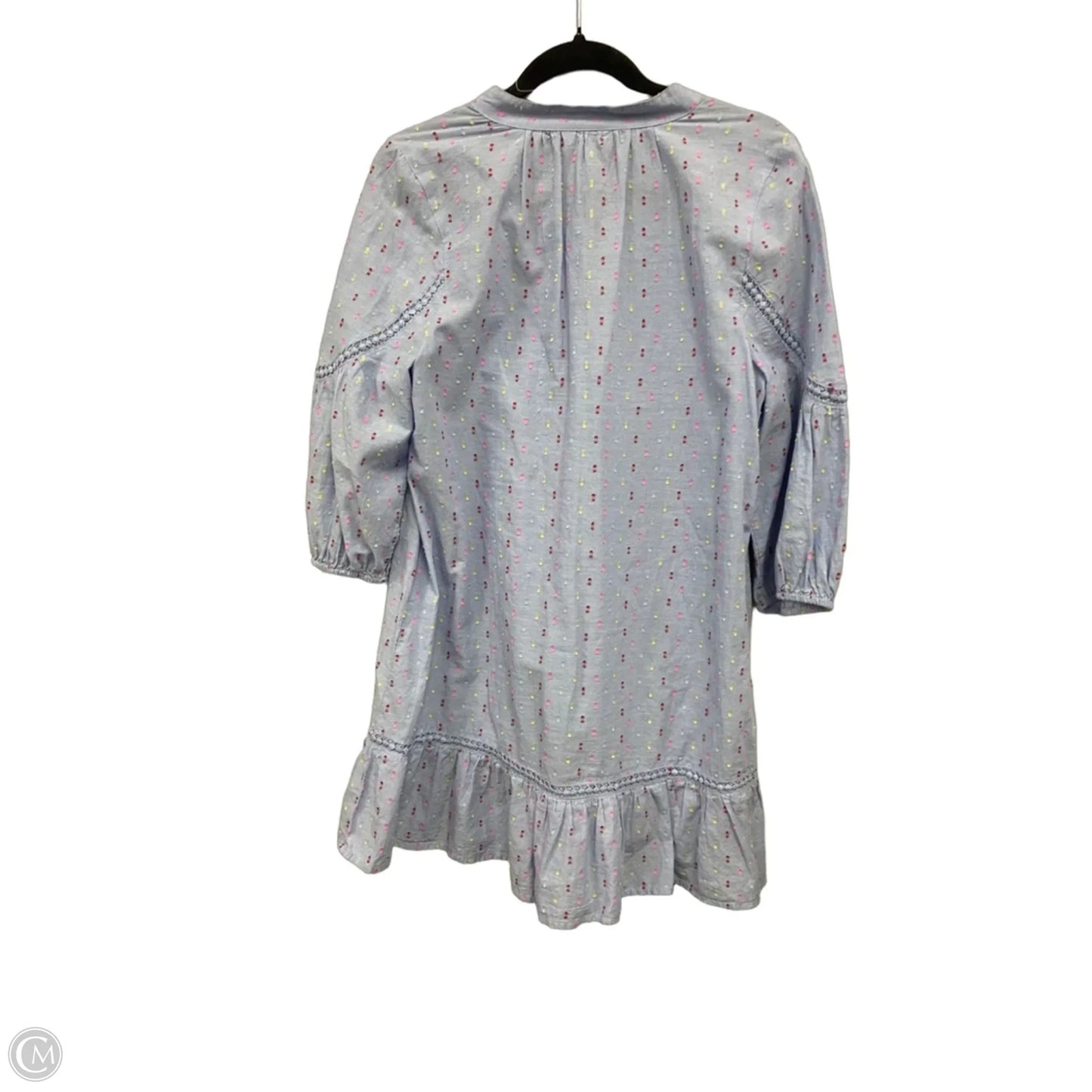 Dress Casual Short By Crown And Ivy In Blue & Pink, Size: Lp