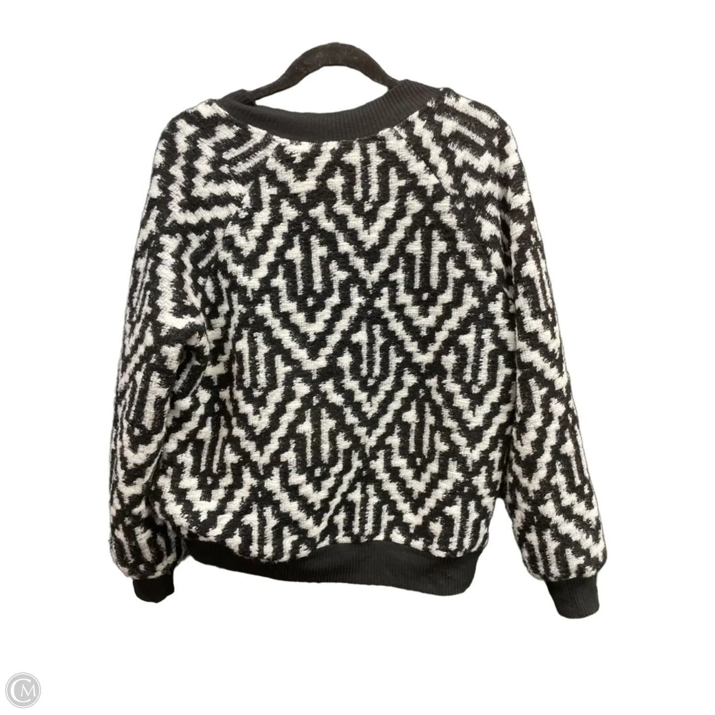 Jacket Other By Saltwater Luxe In Black & White, Size: L