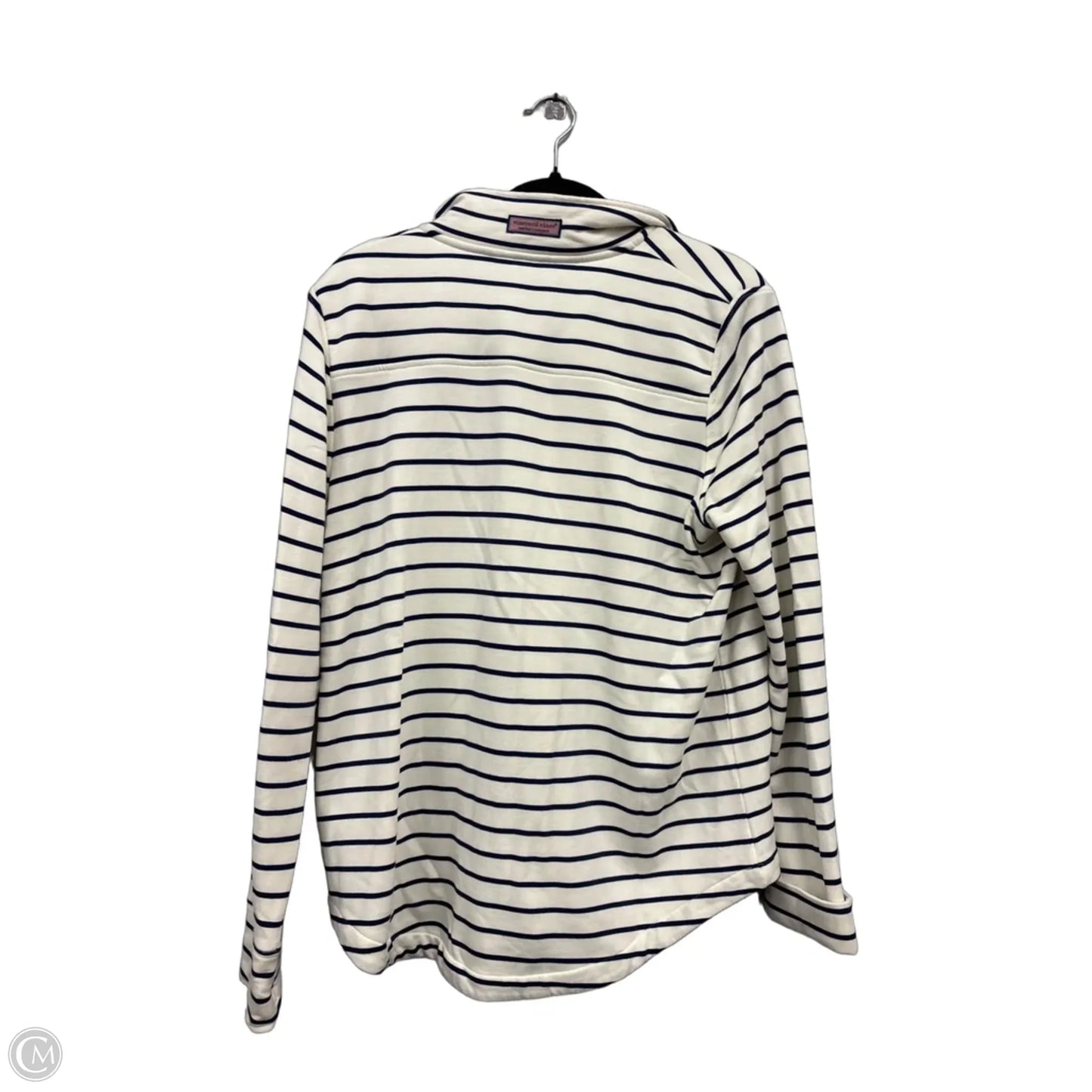 Sweater By Vineyard Vines In Blue & White, Size: M