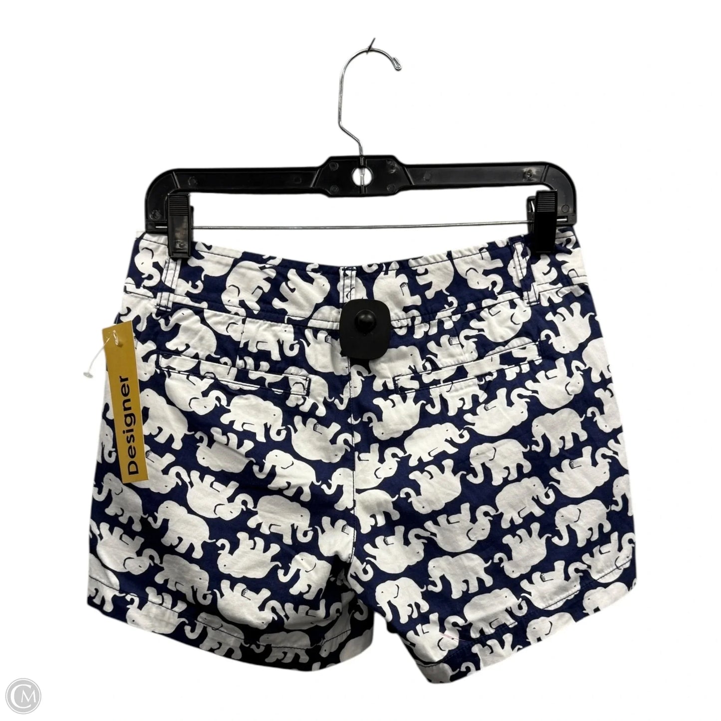 Shorts Designer By Lilly Pulitzer In Blue & White, Size: 0