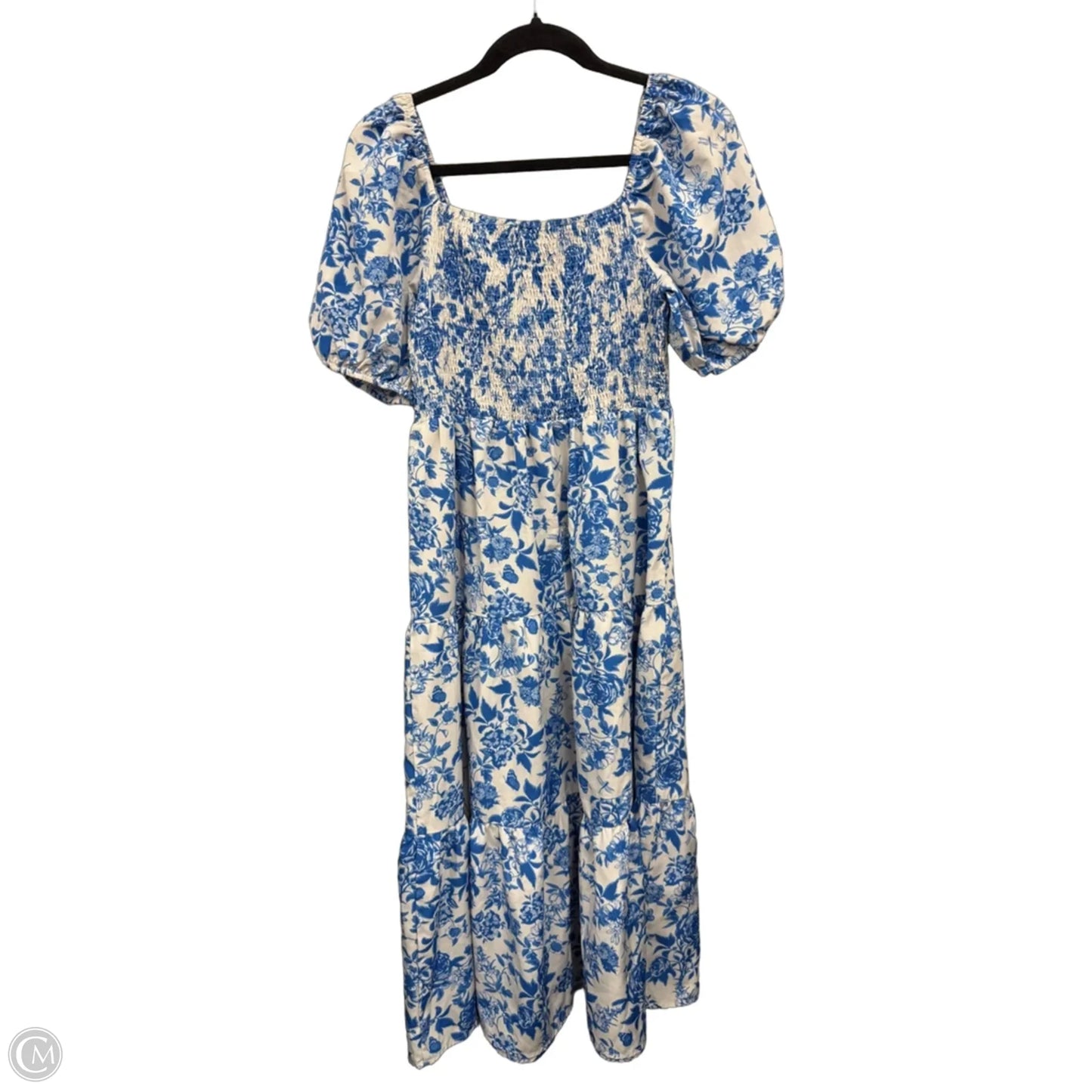 Dress Casual Midi By Shein In Floral Print, Size: L