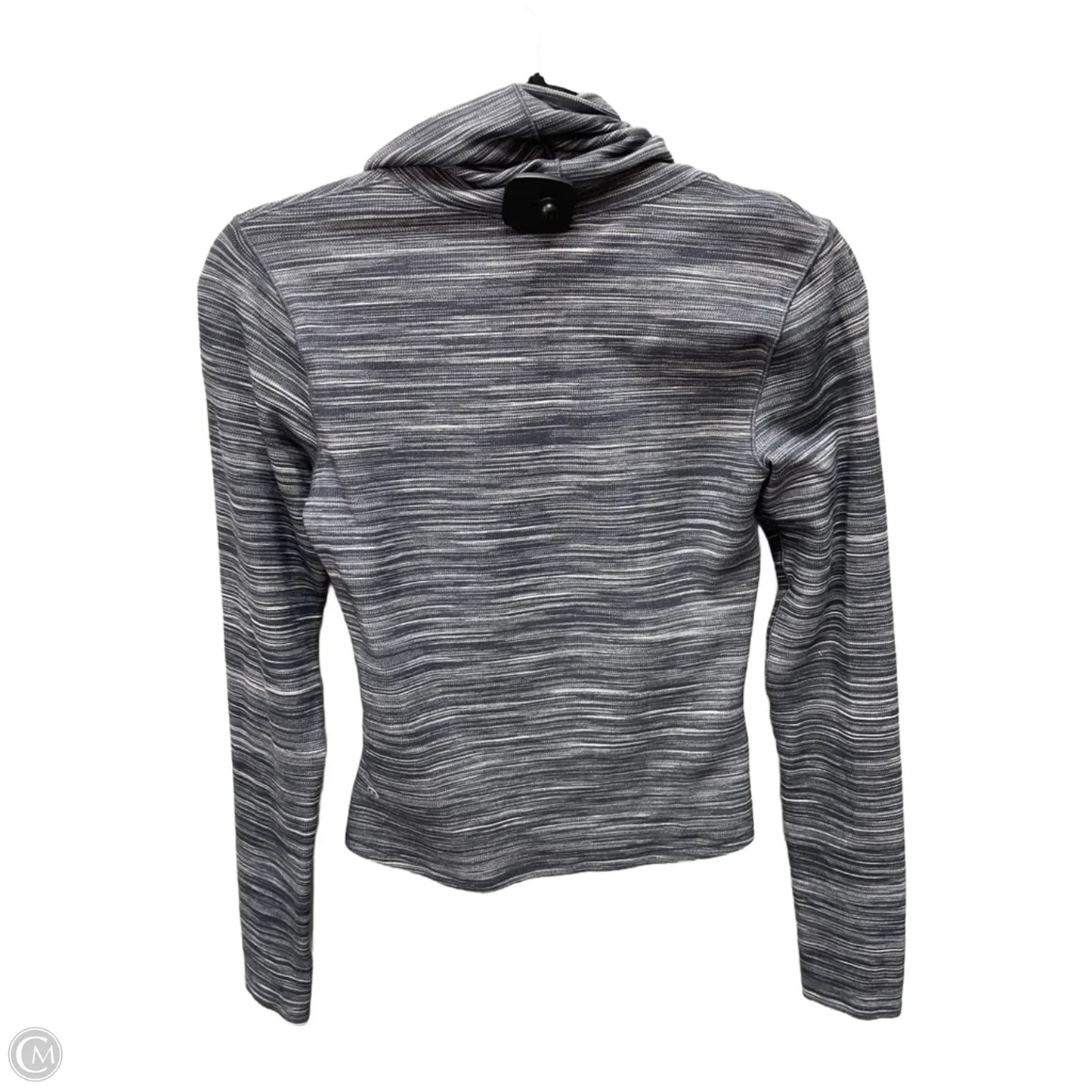 Athletic Top Long Sleeve Crewneck By Lululemon In Grey, Size: S