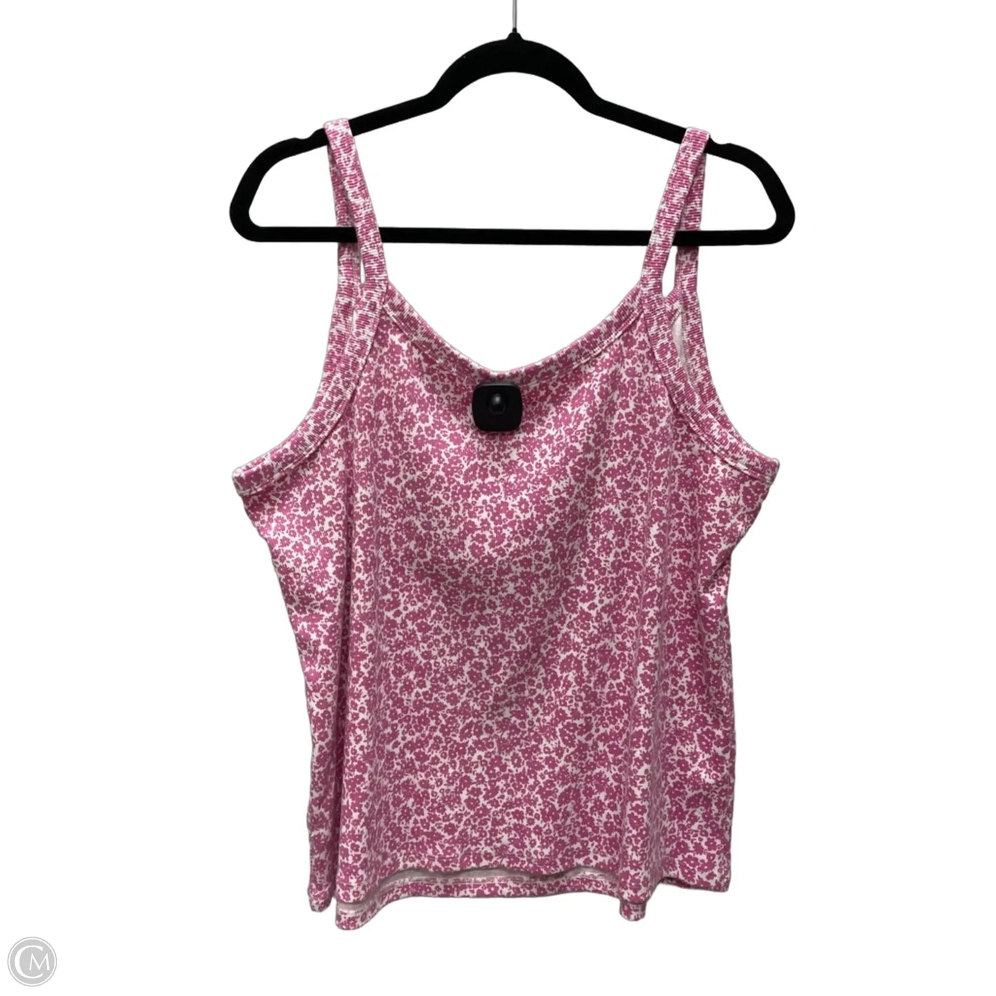 Top Sleeveless By Old Navy In Purple & White, Size: 2x