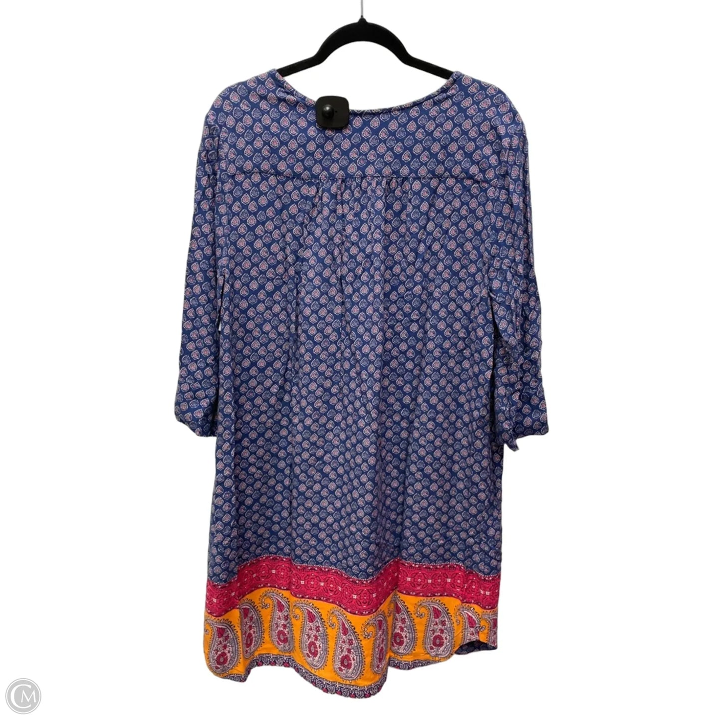 Dress Casual Short By Faded Glory In Blue & Pink, Size: Xl