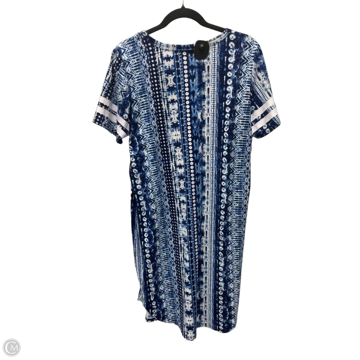 Dress Casual Short By Bobbie Brooks In Tie Dye Print, Size: 1x