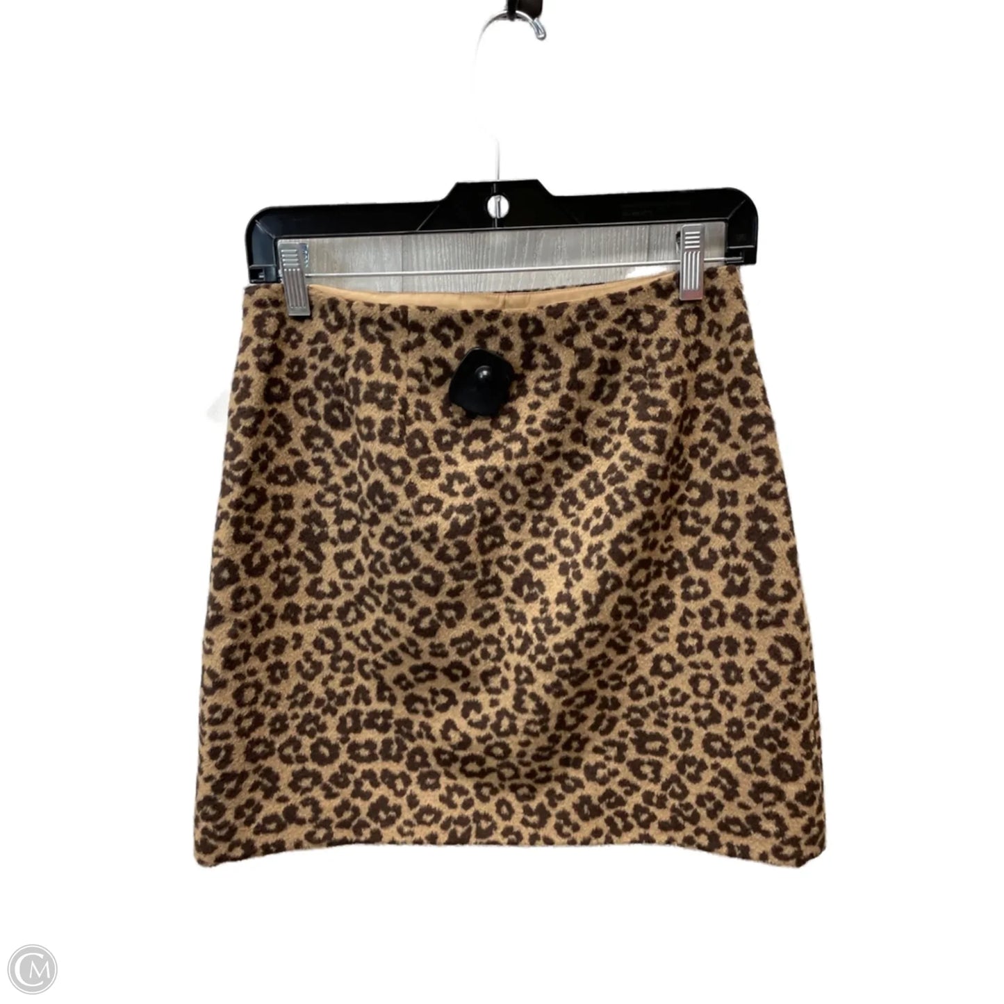Skirt Mini & Short By Loft In Animal Print, Size: 0