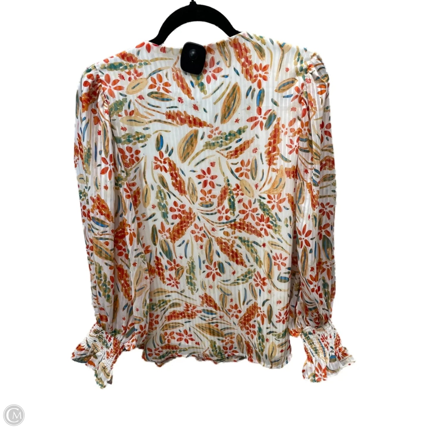 Blouse Long Sleeve By Jodifl In Floral Print, Size: S
