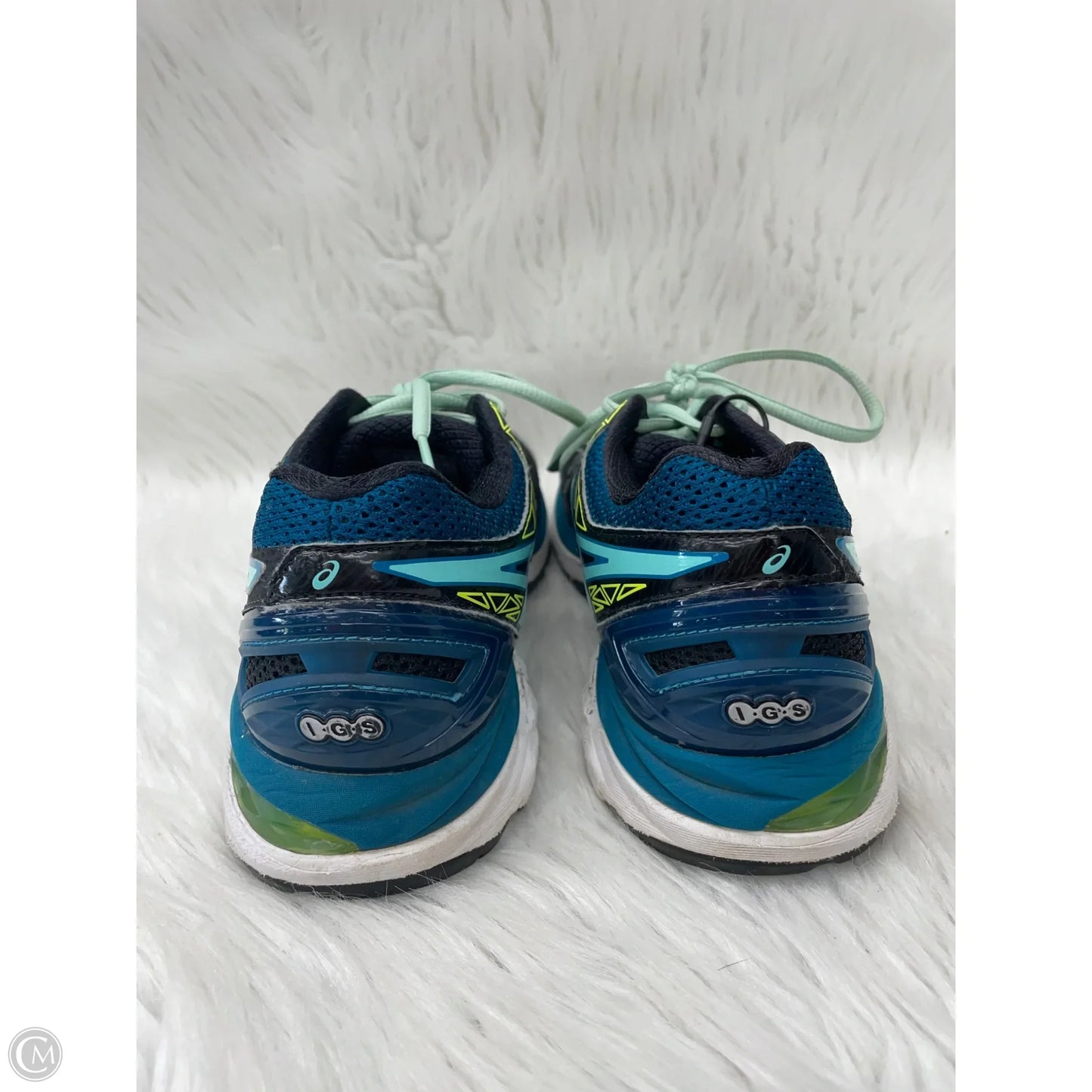 Shoes Athletic By Asics In Teal, Size: 8.5