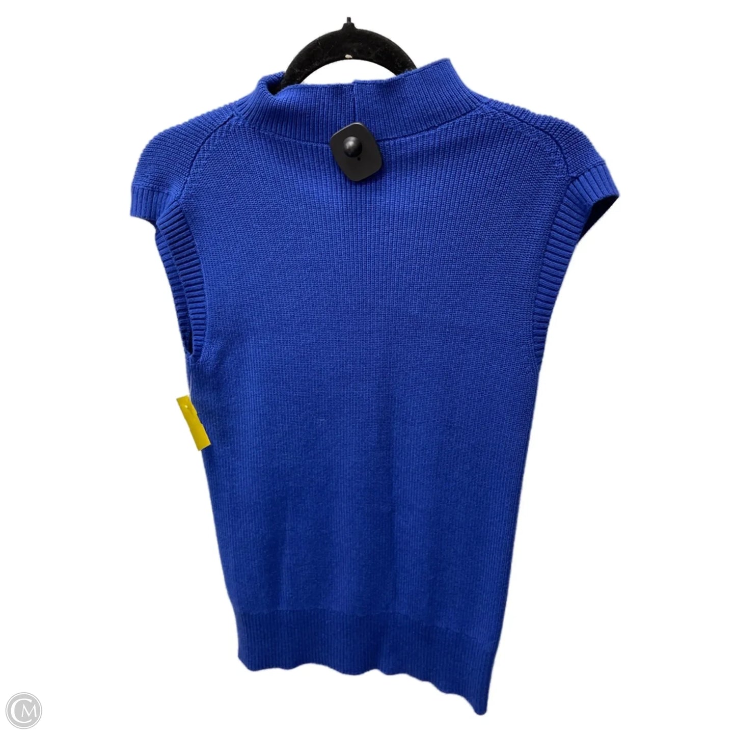 Sweater Short Sleeve By Talbots In Blue, Size: S