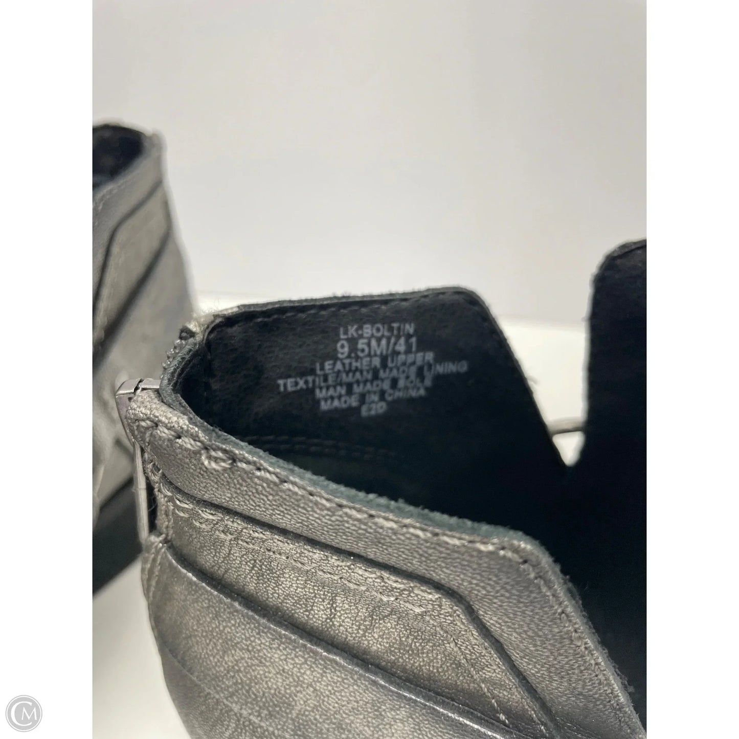 Boots Ankle Heels By Lucky Brand In Silver, Size: 9.5