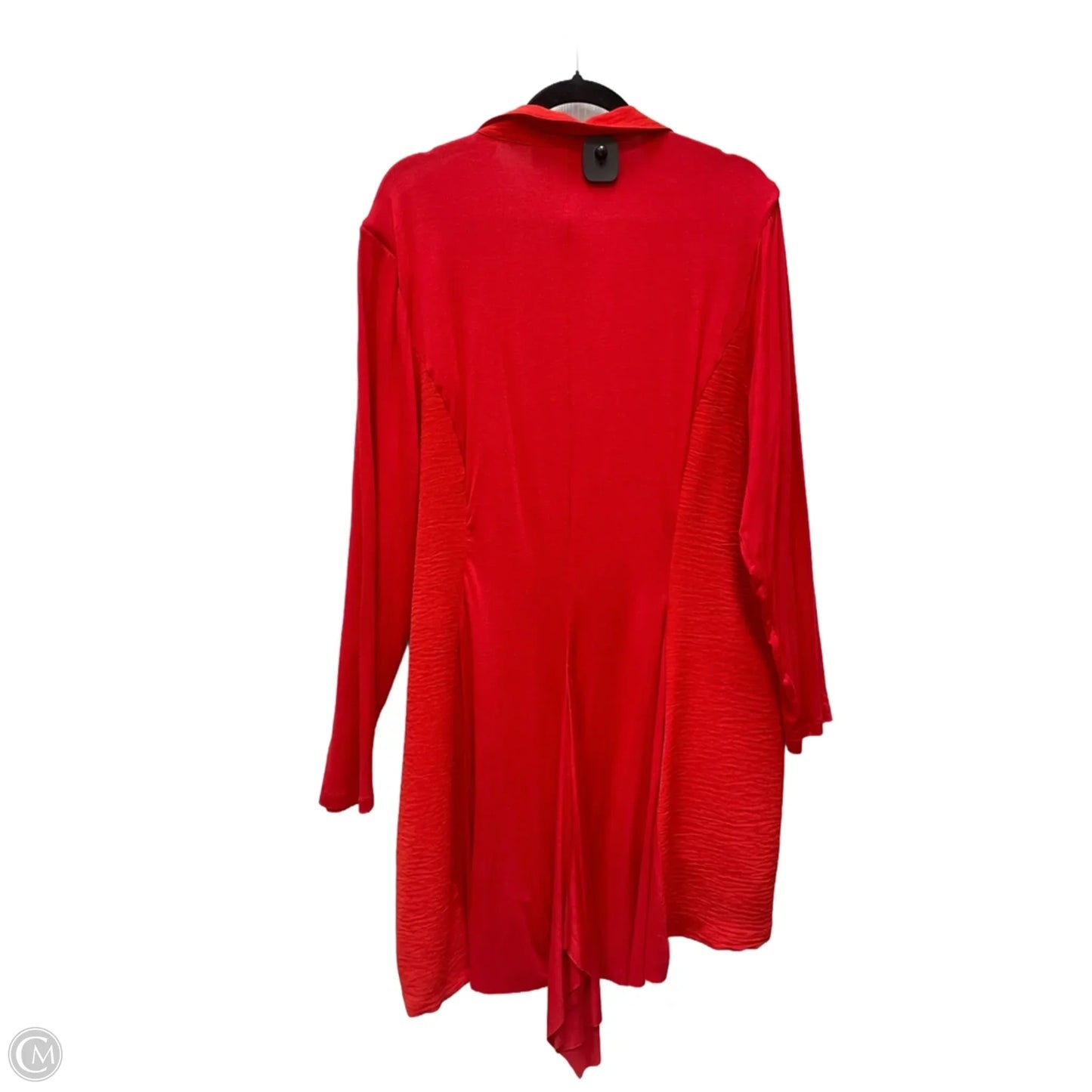 Tunic Long Sleeve By Ashley Stewart In Red, Size: L