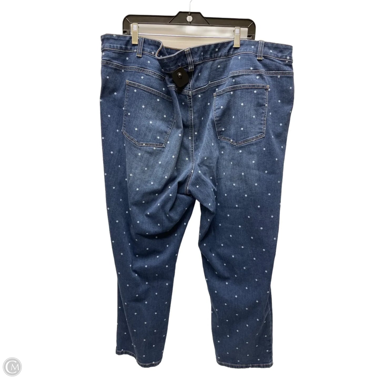 Jeans Straight By Talbots In Blue Denim, Size: 24