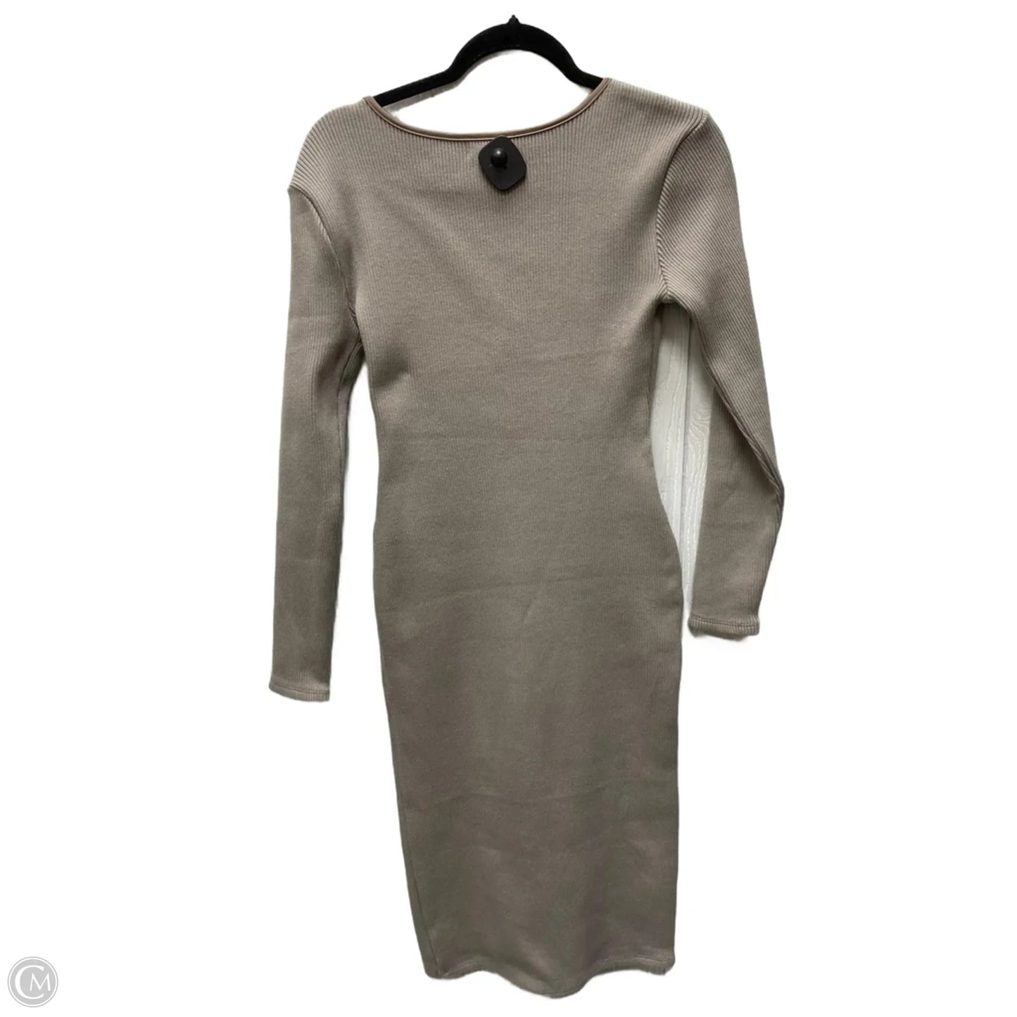 Dress Party Midi By Cmc In Taupe, Size: S