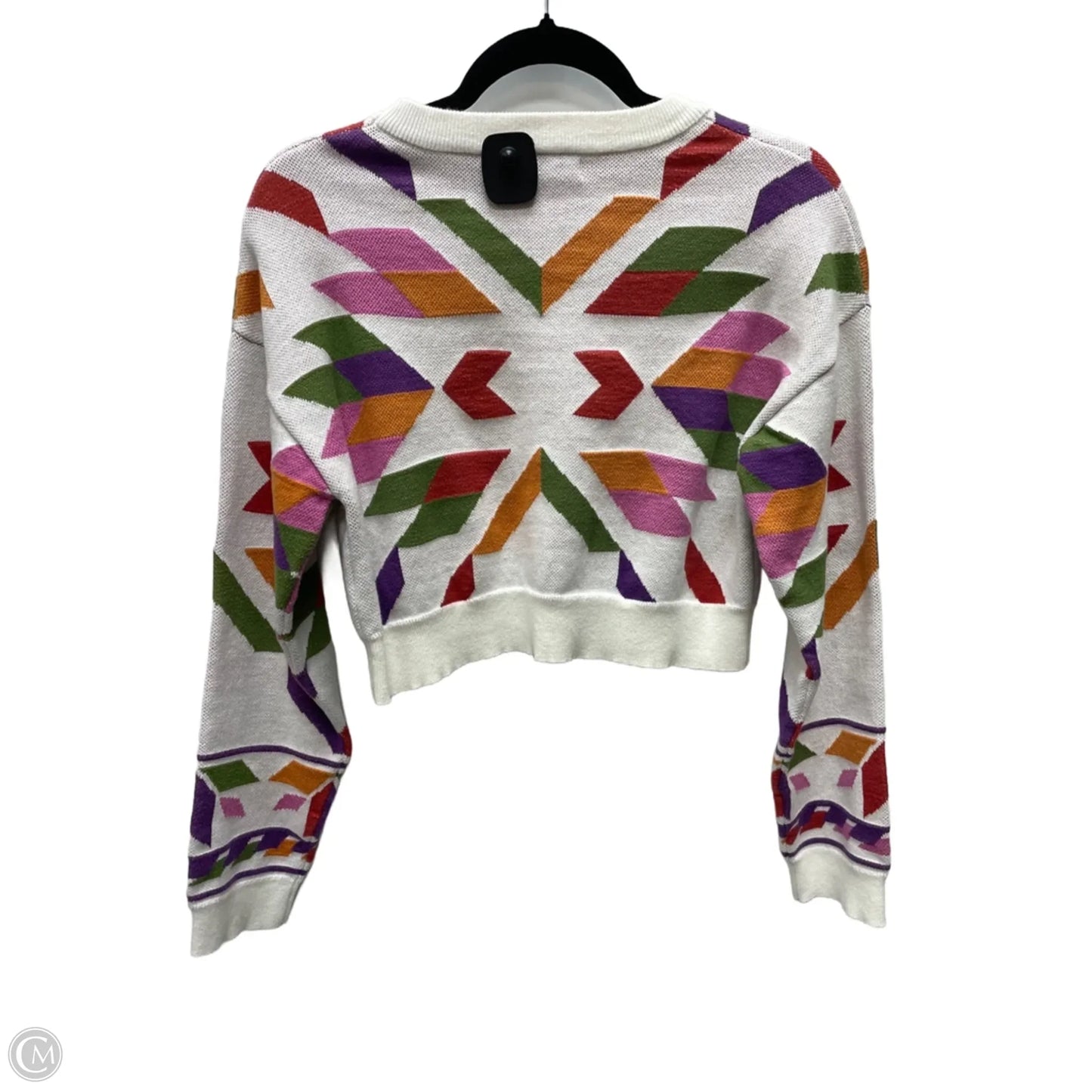 Sweater By Cmb In Geometric Pattern, Size: S