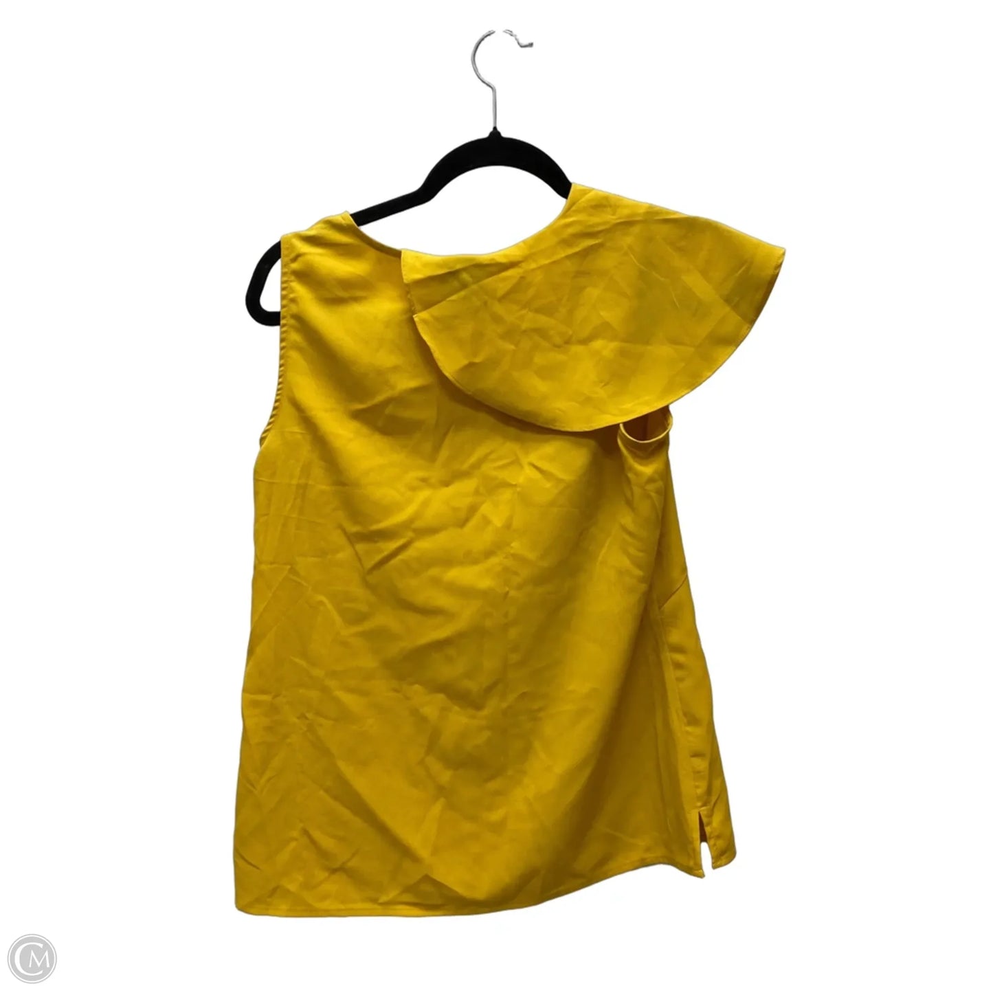 Blouse Sleeveless By Banana Republic In Yellow, Size: Xs