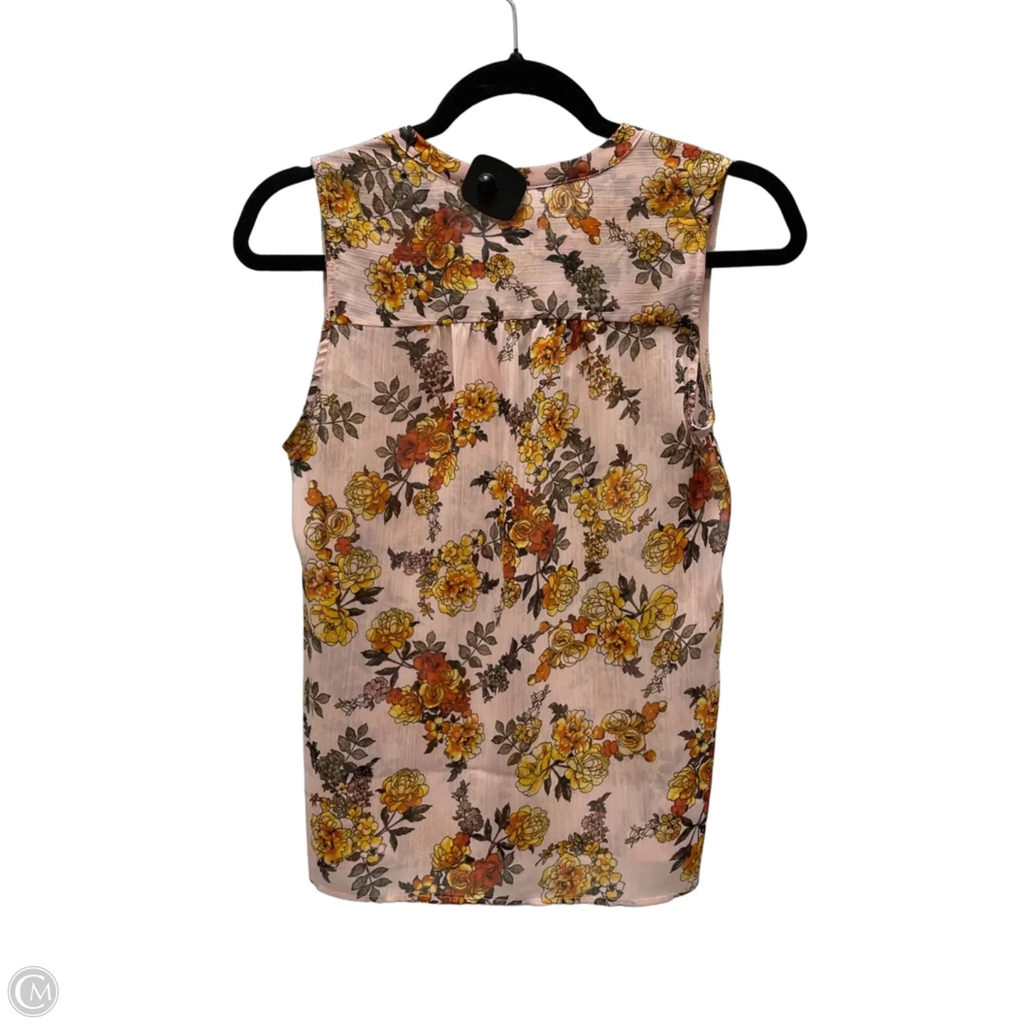 Blouse Sleeveless By A New Day In Floral Print, Size: Xs