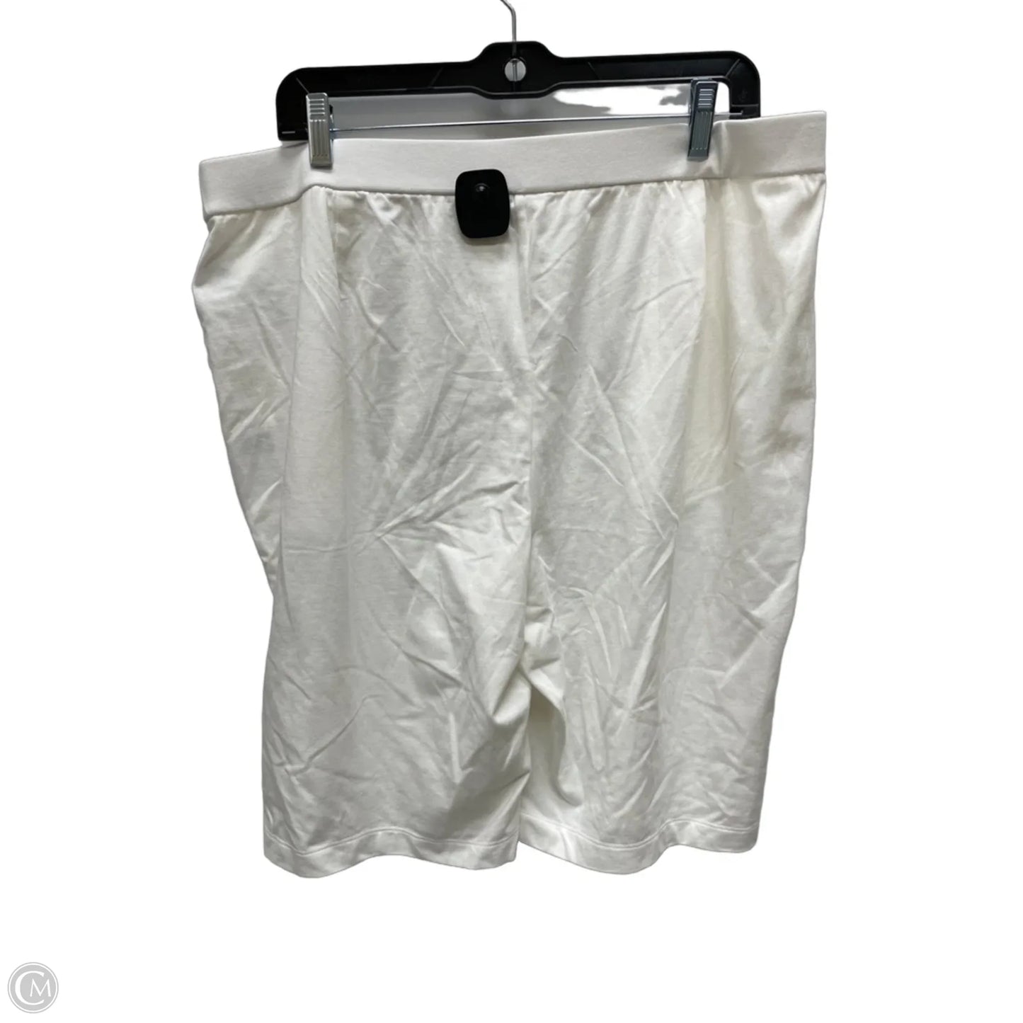 Shorts By Eileen Fisher In Cream, Size: 16