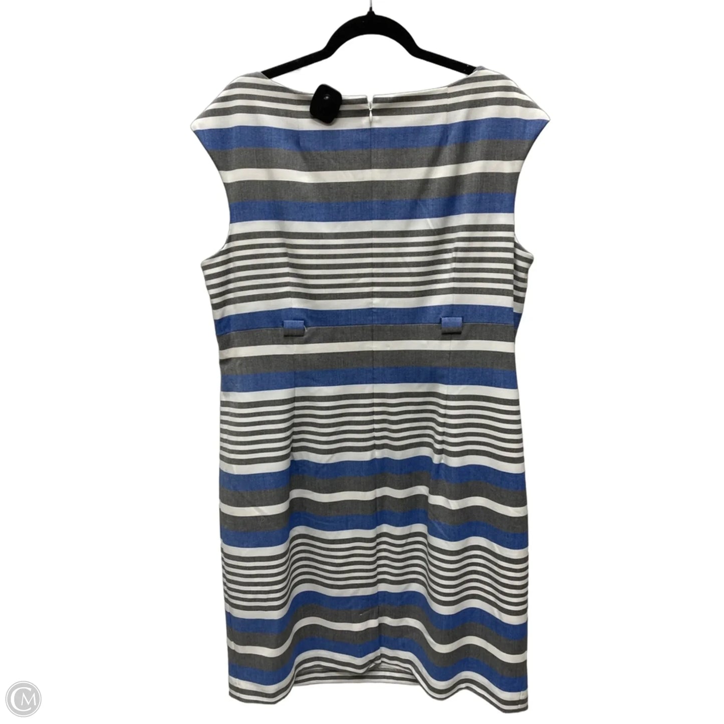 Dress Work By Calvin Klein In Striped Pattern, Size: 1x