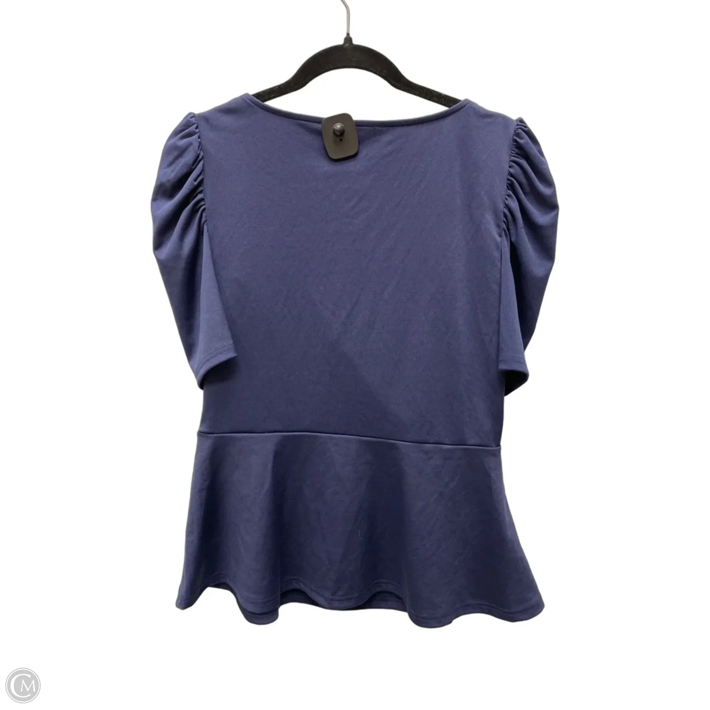 Top Short Sleeve By Grace Karin In Blue, Size: L