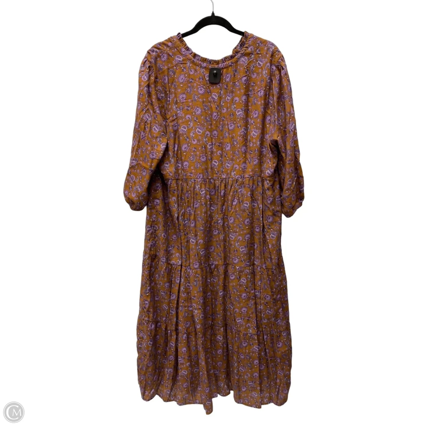 Dress Casual Maxi By J. Jill In Floral Print, Size: 3x
