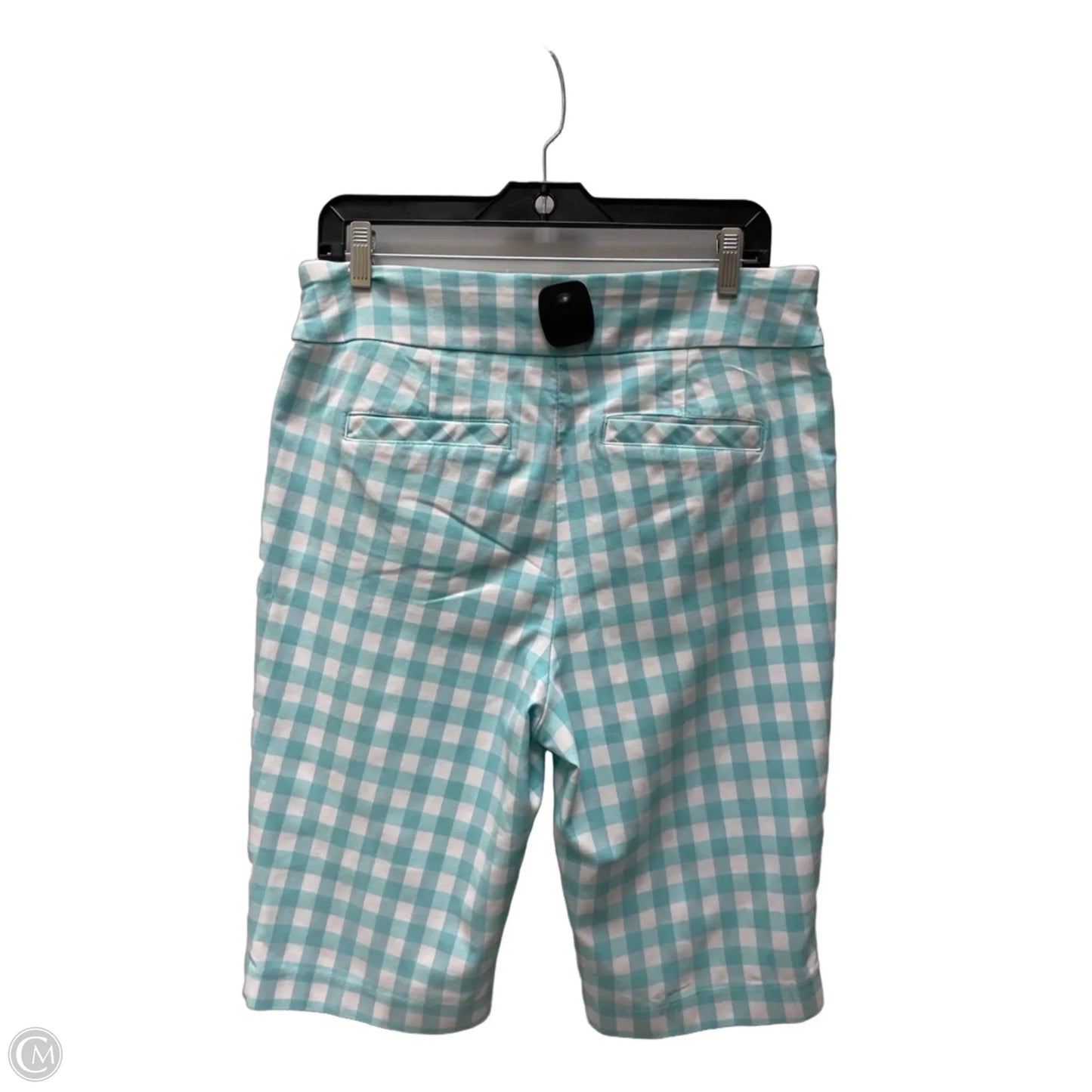 Shorts By Kim Rogers In Checkered Pattern, Size: 14