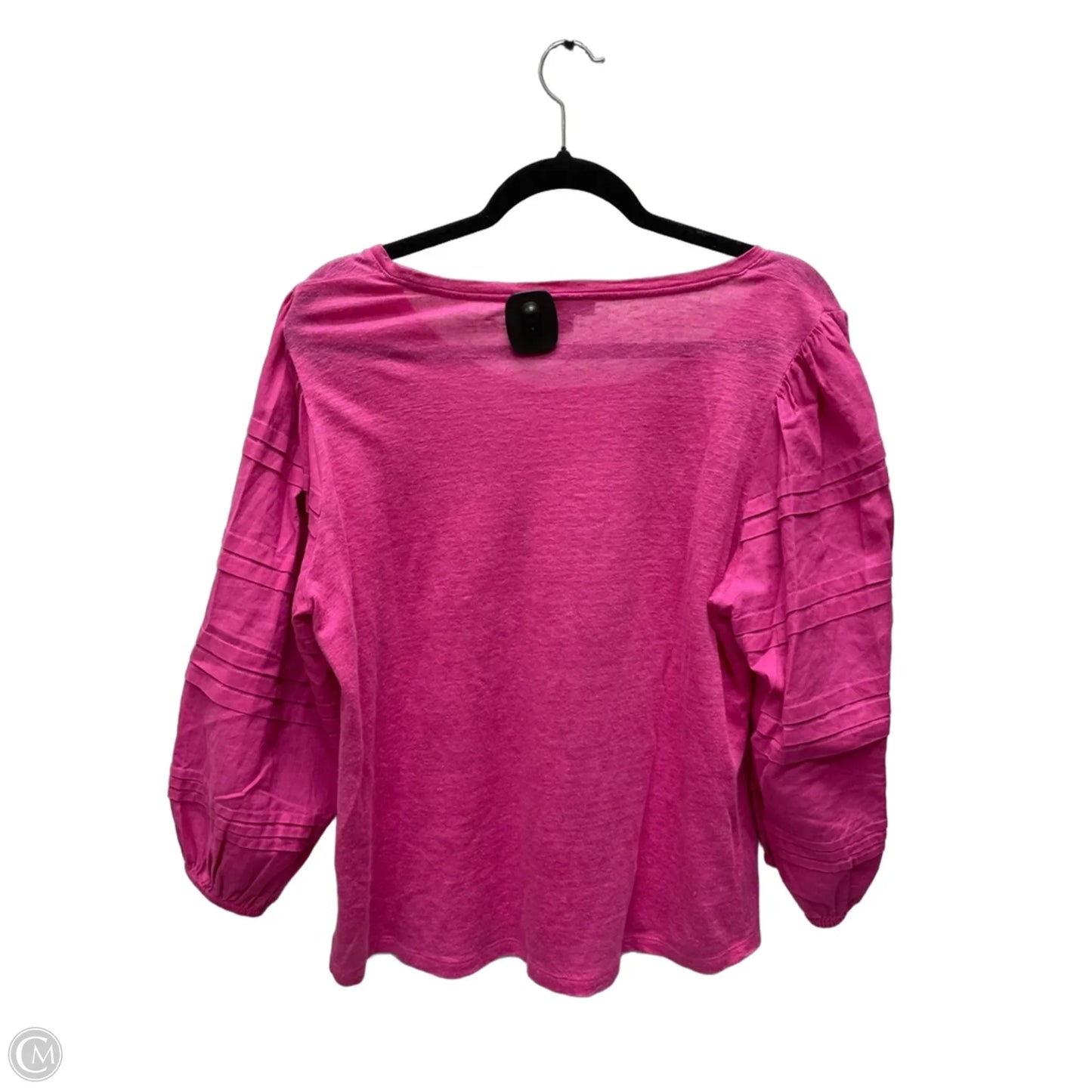 Top Long Sleeve By Chicos In Pink, Size: M