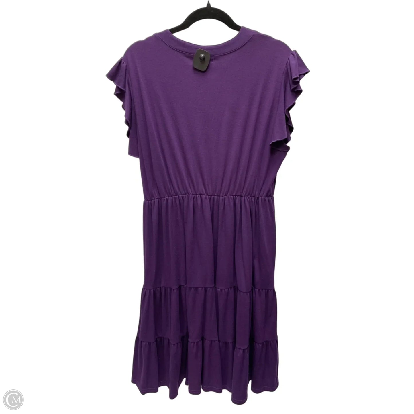 Dress Casual Short By Clothes Mentor In Purple, Size: Xl