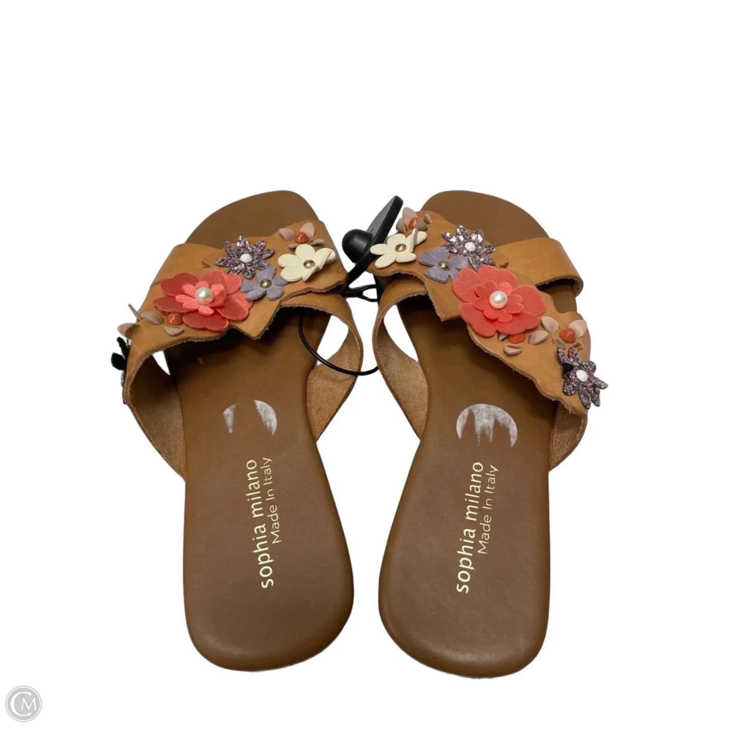 Sandals Flats By SOPHIA MILANO In Floral Print, Size: 6.5
