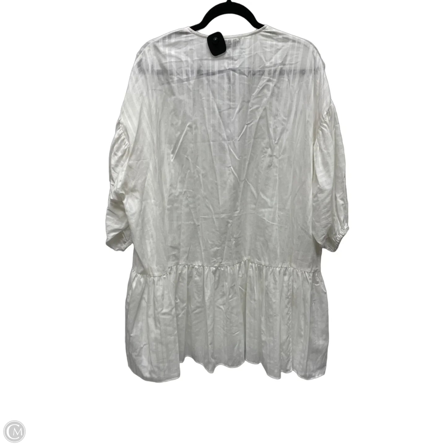 Tunic Short Sleeve By Reiss In Cream, Size: L