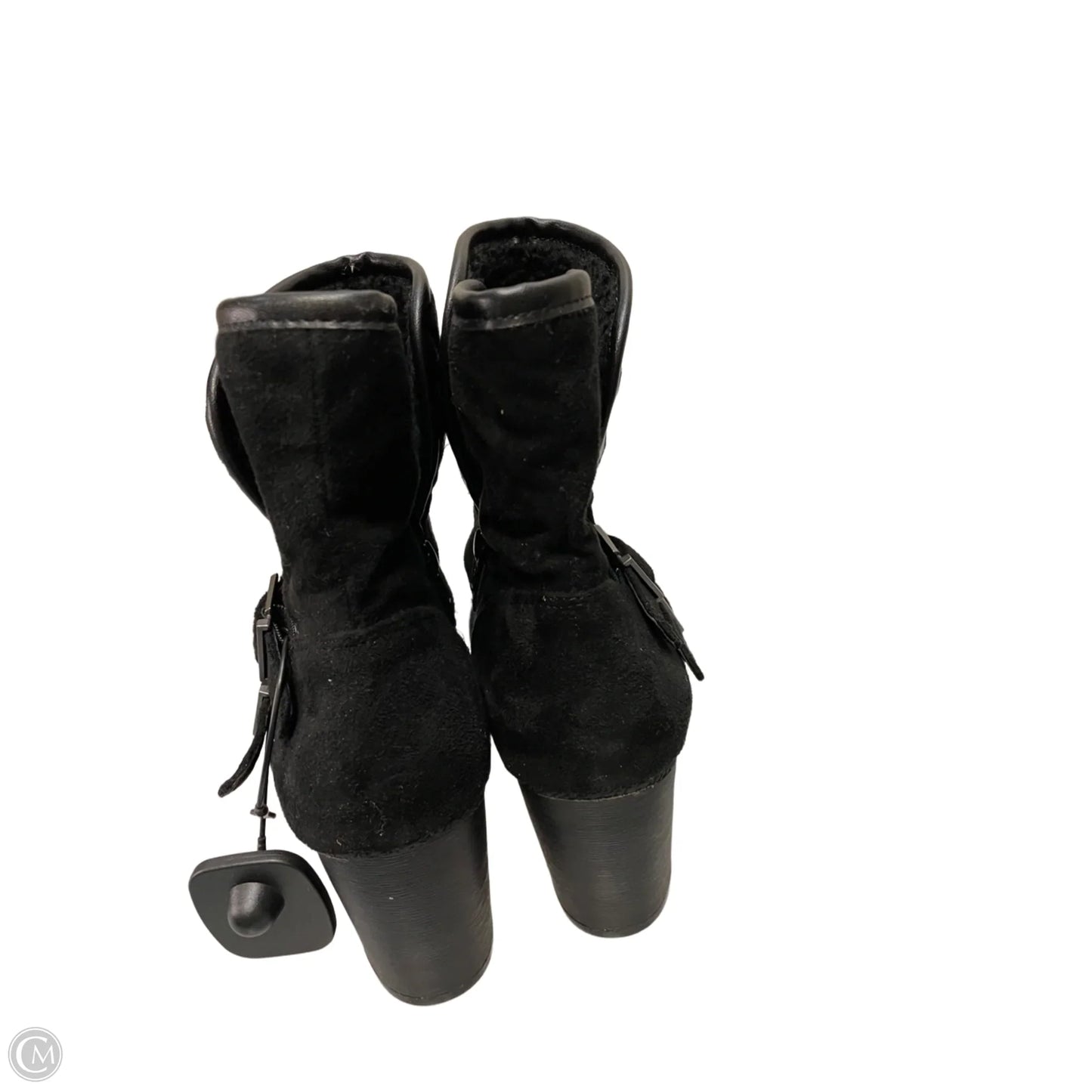 Boots Ankle Heels By Style And Company In Black, Size: 10