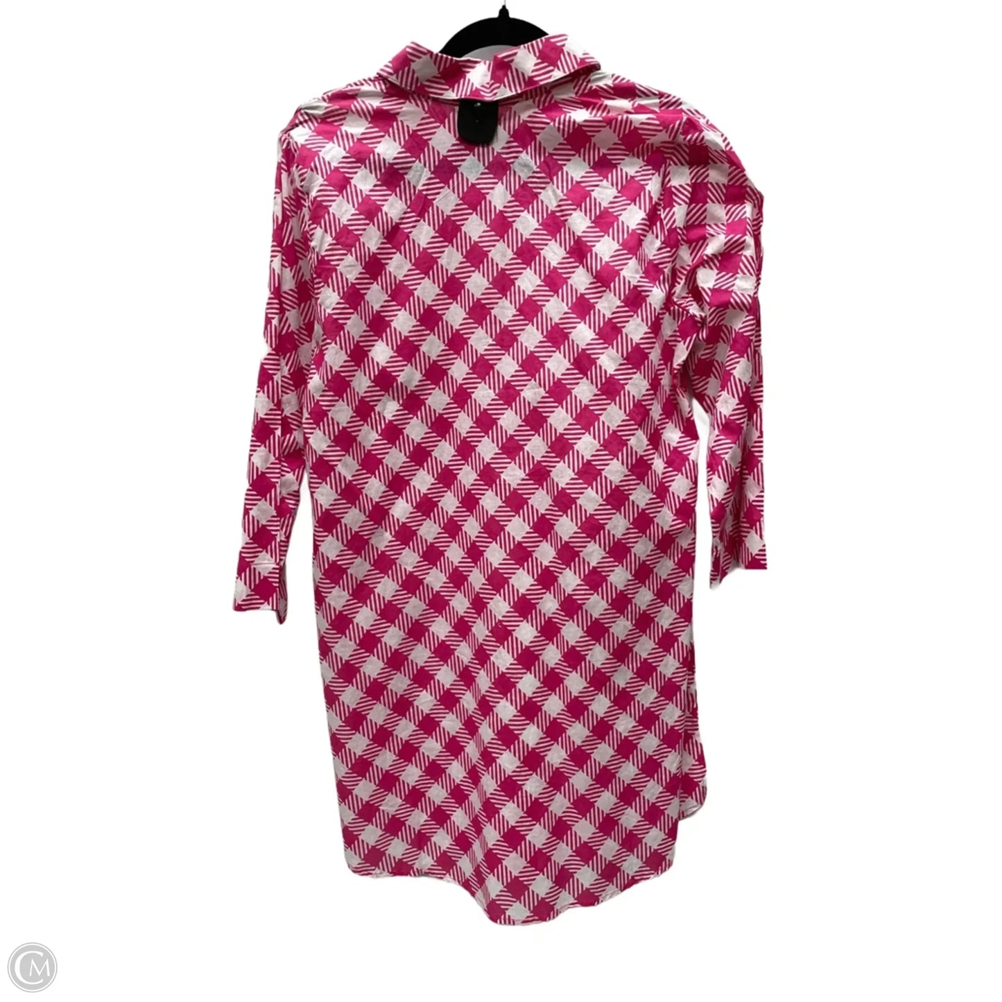 Dress Casual Short By Mudpie In Checkered Pattern, Size: M