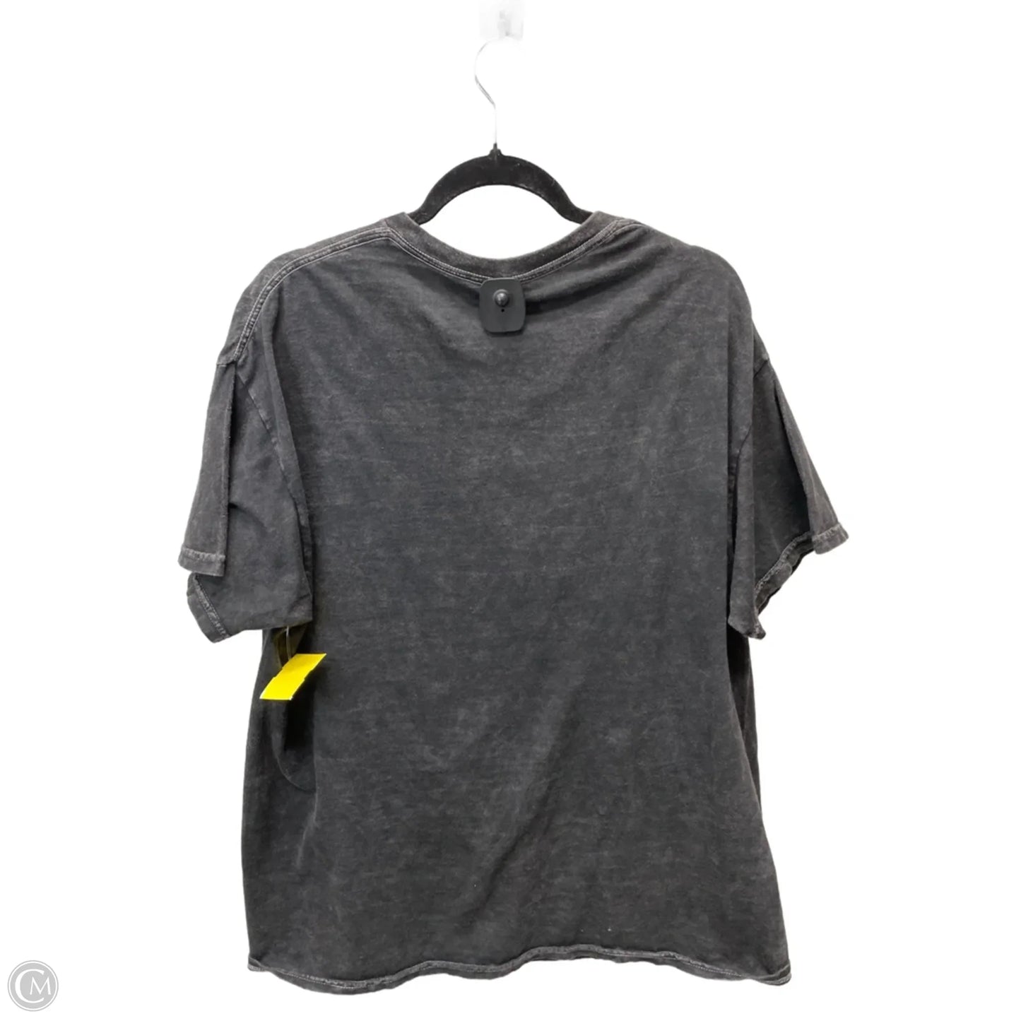 Top Short Sleeve Basic By Disney In Grey, Size: L