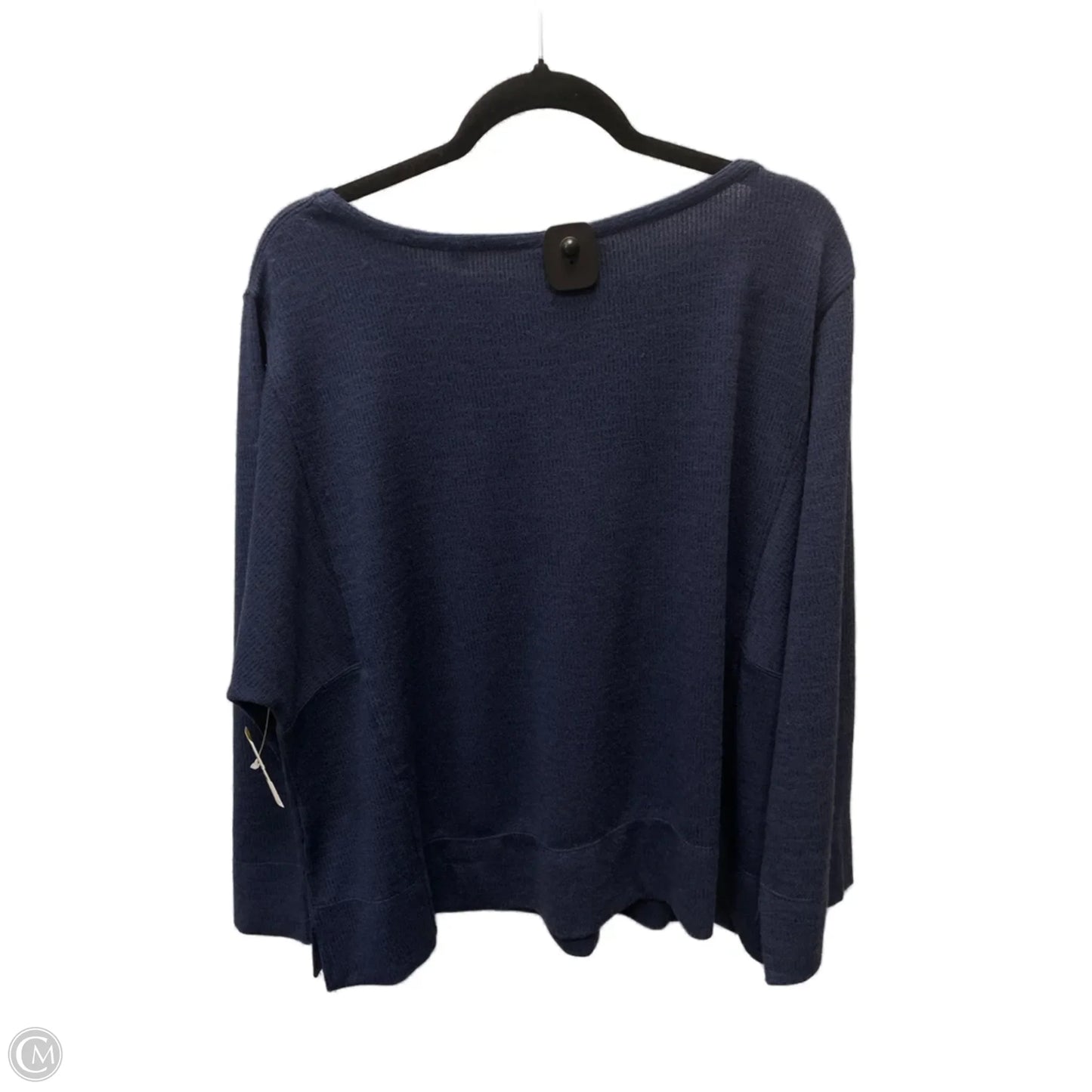 Top Long Sleeve By Max Studio In Nautical Print, Size: 1x