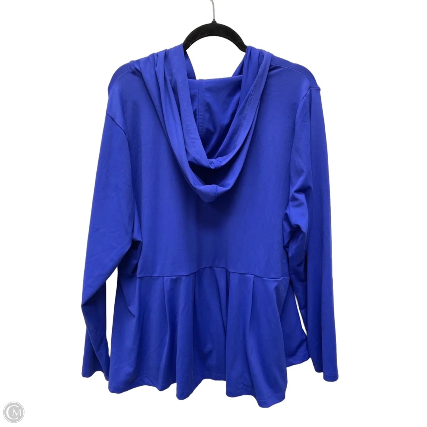 Athletic Jacket By Livi Active In Blue, Size: 2x