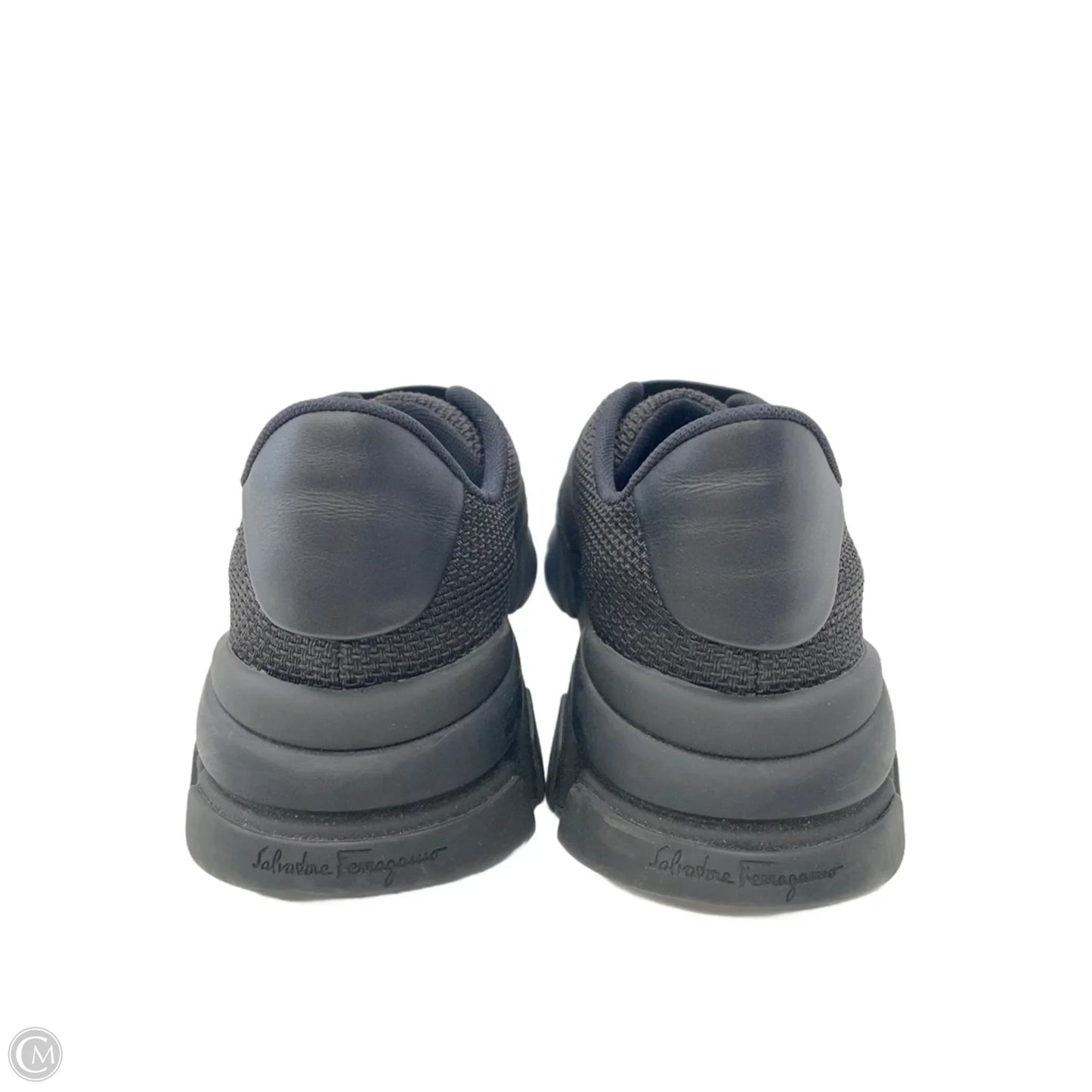 Shoes Luxury Designer By Ferragamo In Black, Size: 8