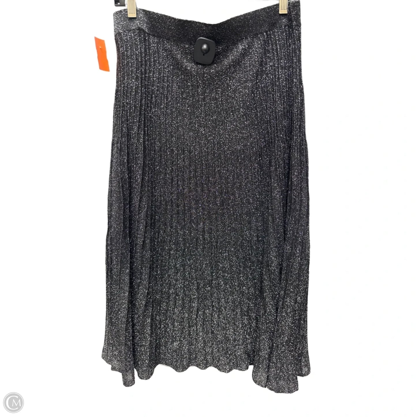 Skirt Midi By Soft Surroundings In Black & Silver, Size: 8