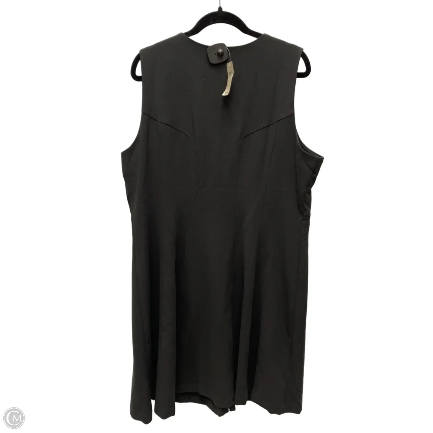 Dress Work By Ann Taylor In Black & Silver, Size: 1x