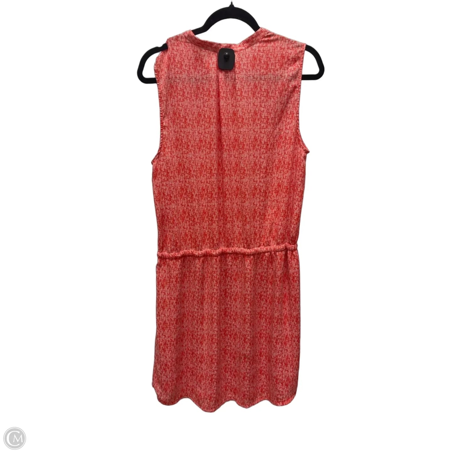 Dress Casual Short By Hilary Radley In Orange & White, Size: L