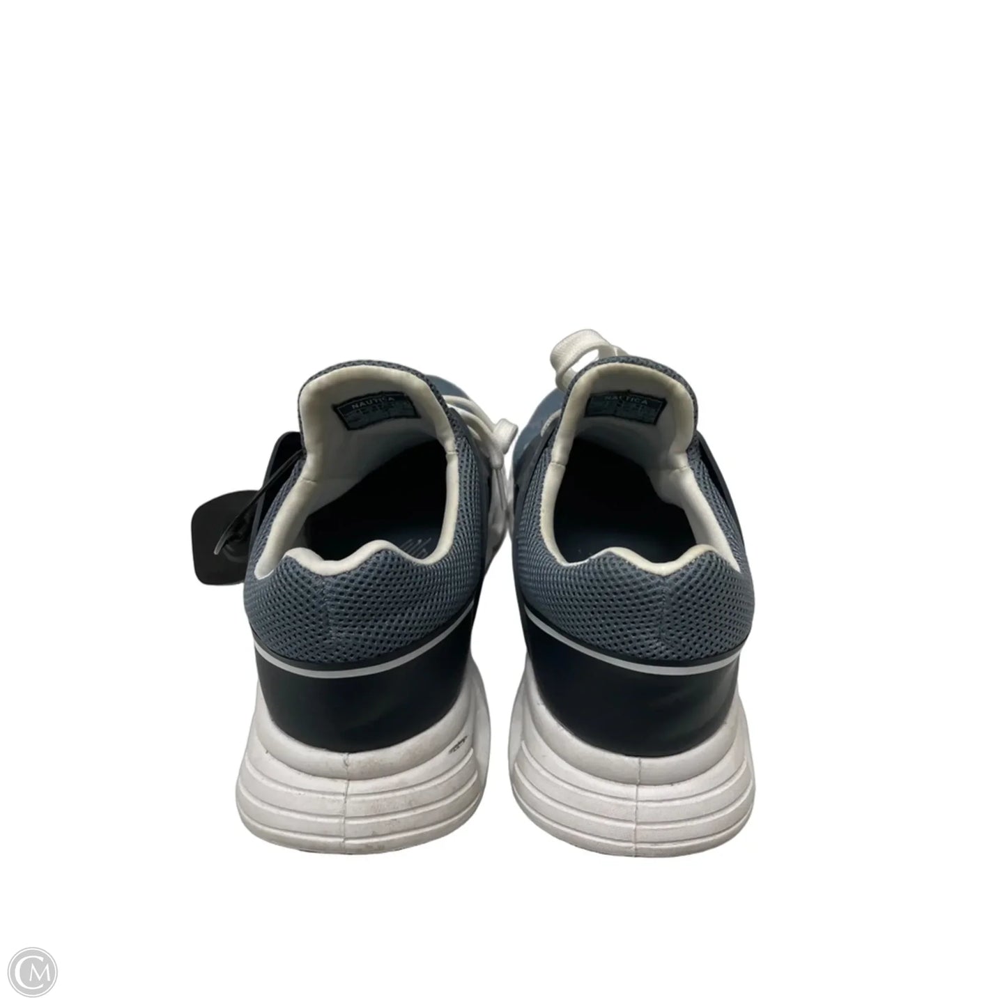 Shoes Sneakers By Nautica In Blue & White, Size: 9